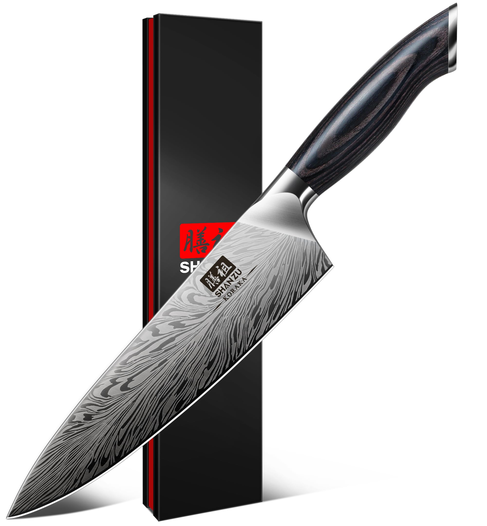 SHAN ZU Powder Steel Boning Knife - 20cm High Carbon Japanese Blade | Pakkawood Handle