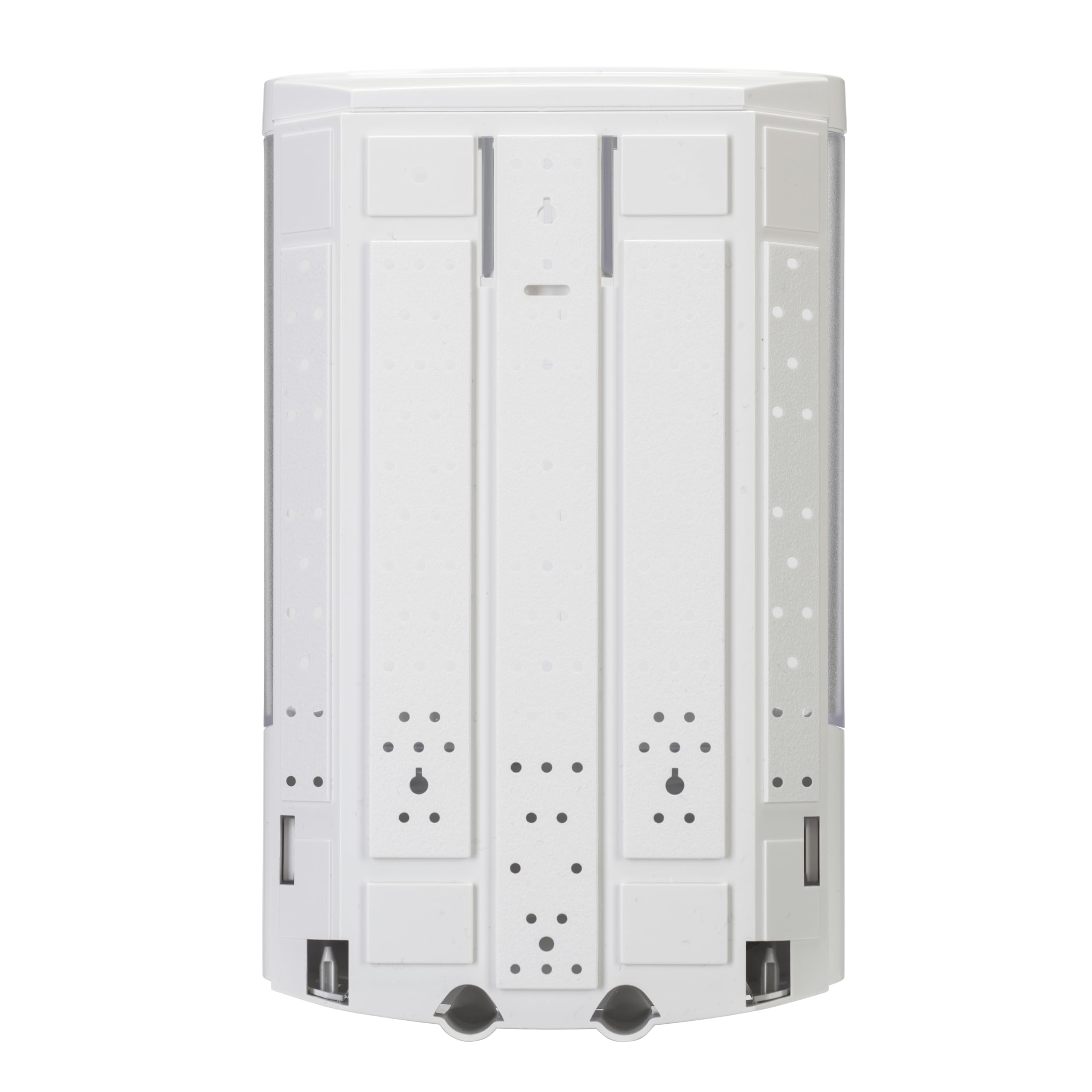 Croydex PA660622 Euro Duo Soap Dispenser | Corner or Flat Wall Mount | White Plastic 8