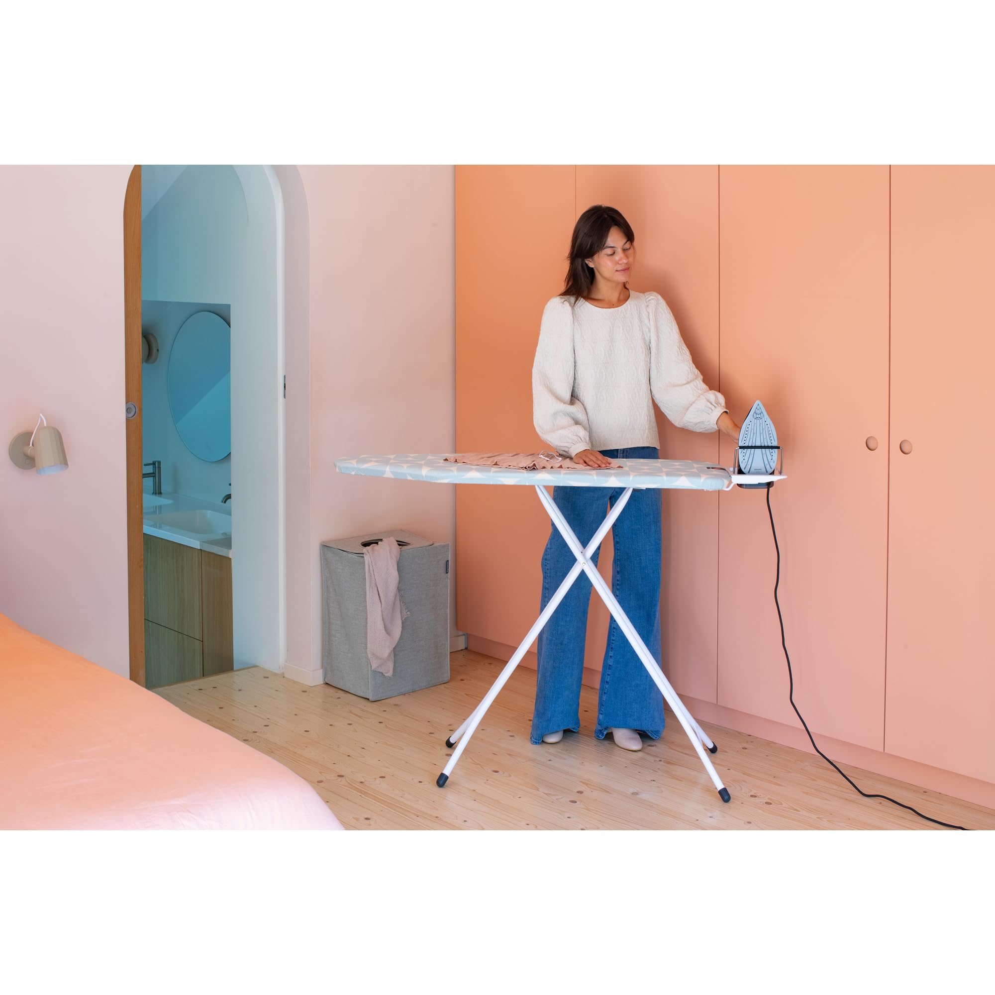 Brabantia Ironing Board B - Adjustable Height 69-96cm | Steam Iron Rest | Fresh Breeze 6