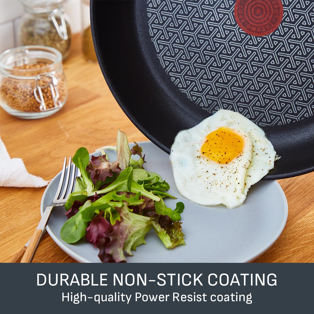 Tefal Comfort Max 28cm Stainless Steel Wok | Non-Stick | Thermo-Spot | Induction Compatible 4