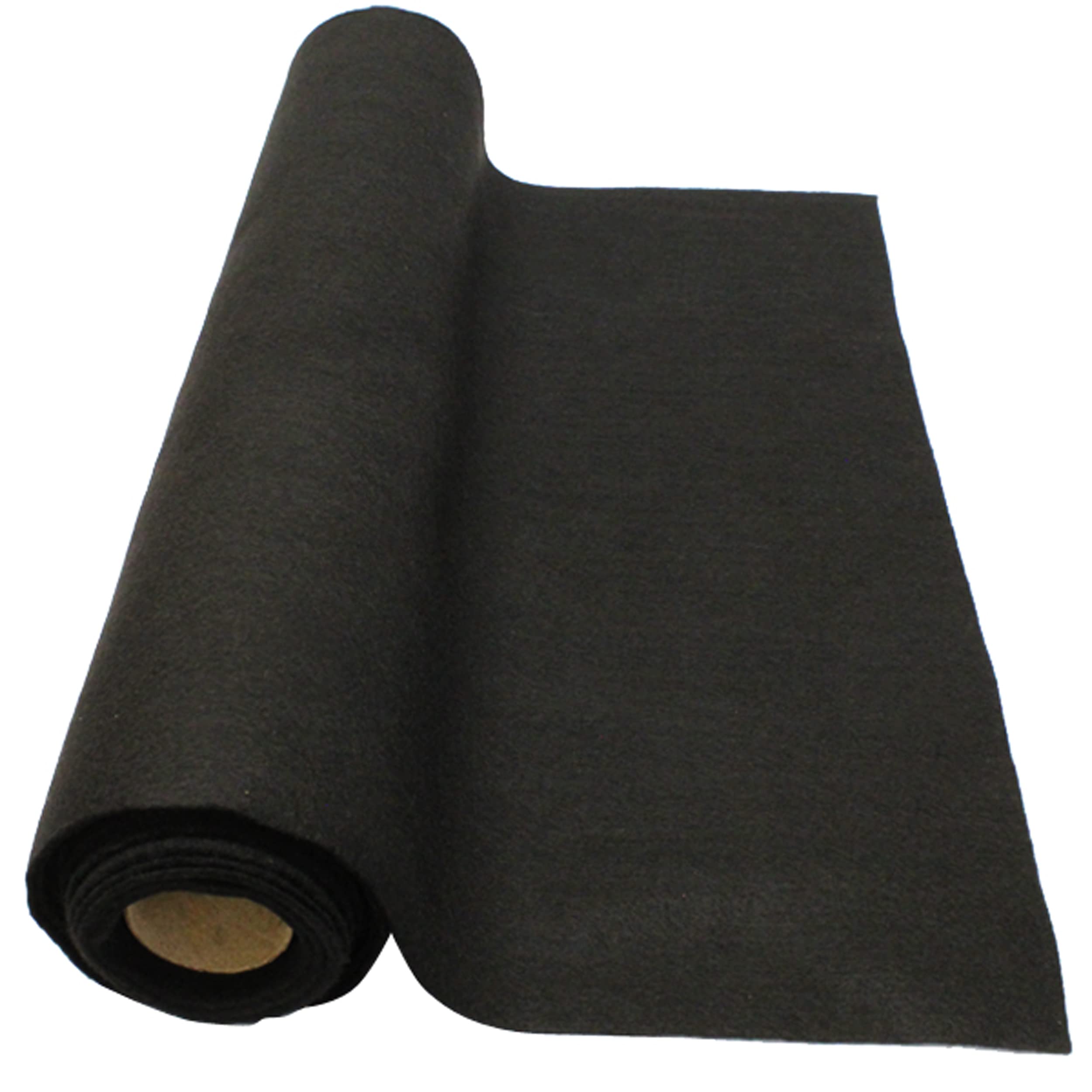 Bright Ideas Soft Craft Felt Roll - Black | 45cm x 2.5m | 1.4mm Thick Polyester 1