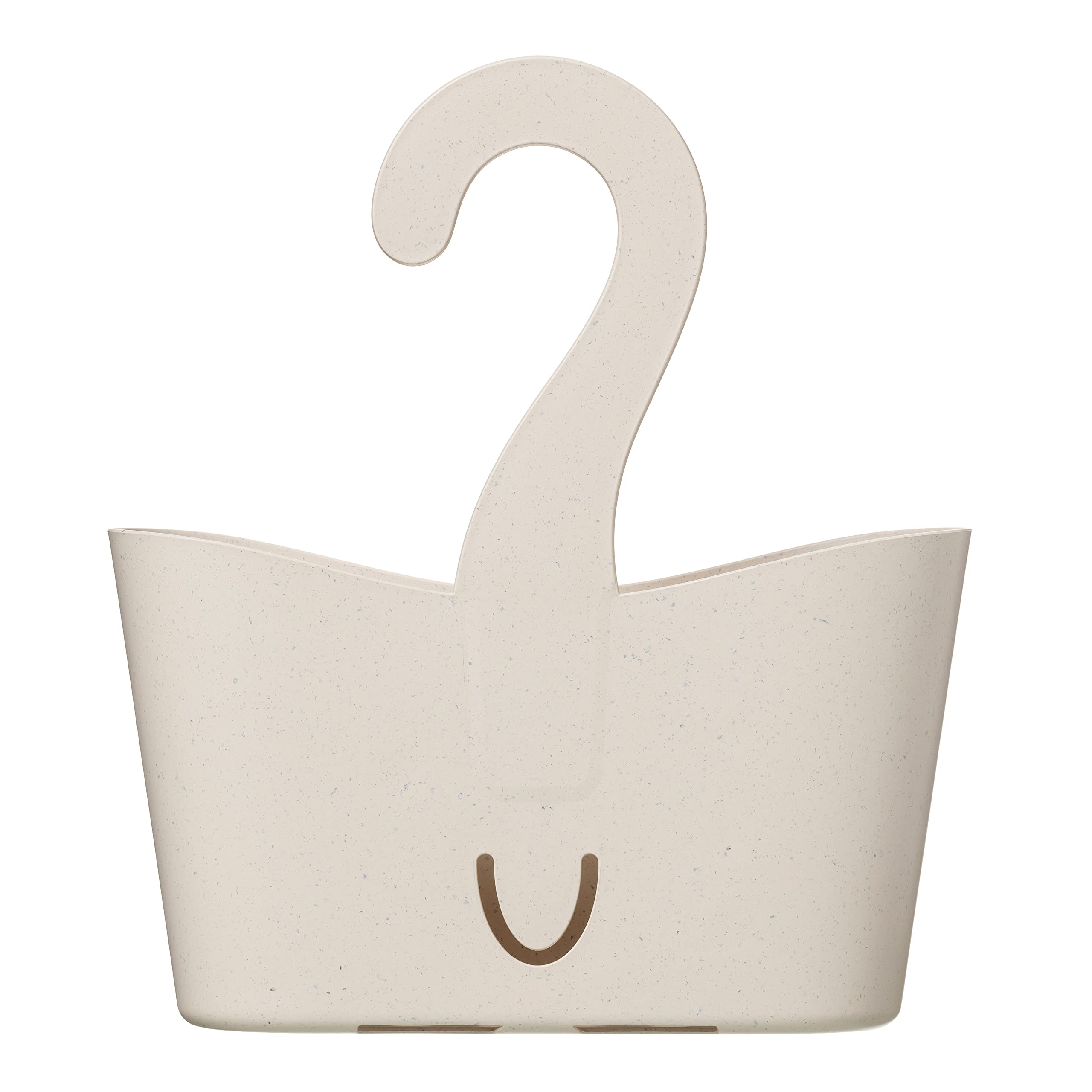 TATAY Multifunctional Shower Caddy - No-Drill Hanging Basket | Stackable | Beige Polypropylene 4