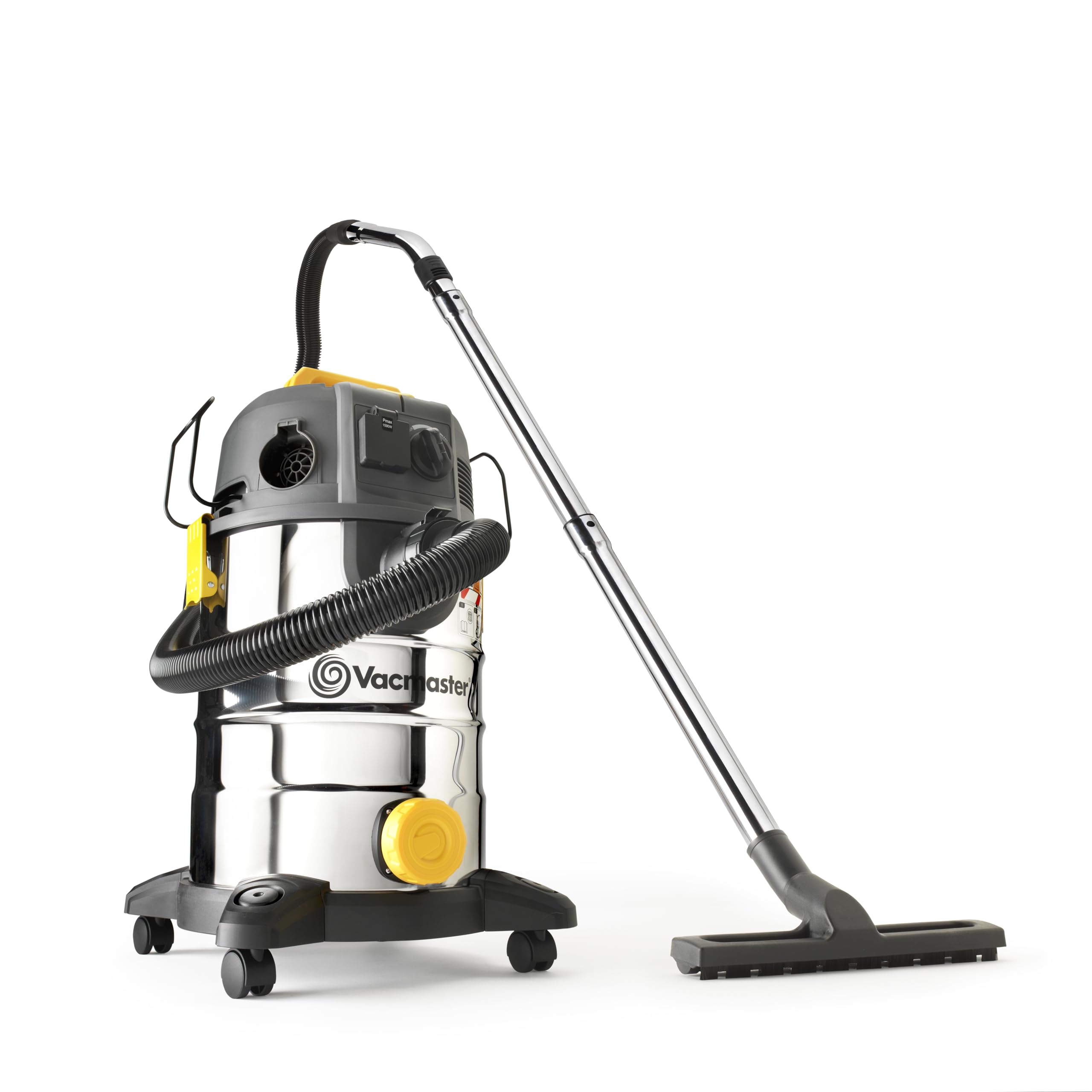 Vacmaster 30L Wet & Dry Vacuum Cleaner with Push Clean Filter | 1400W Motor | L Class Dust Extraction 1