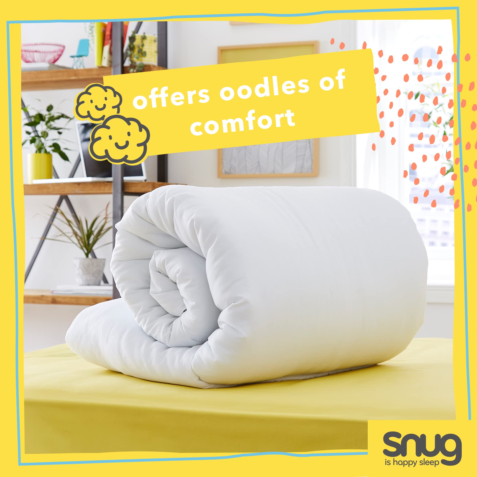 Snug is happy sleep Just Right Double Duvet - 10.5 Tog | Hollowfibre | Machine Washable 2