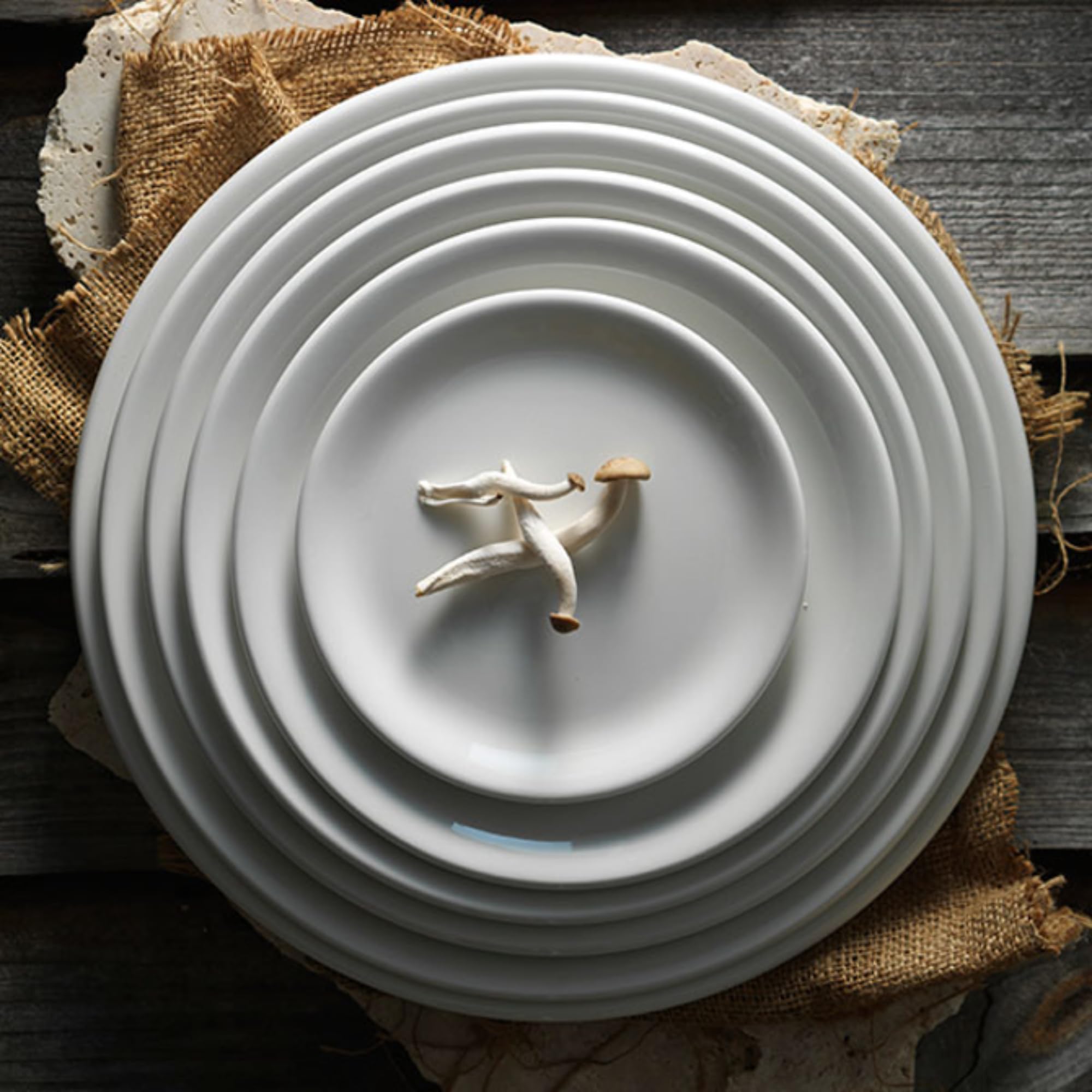 Steelite Taste Coupe Dinner Plate - 23cm Diameter | Alumina Vitrified Clay | White Porcelain 6