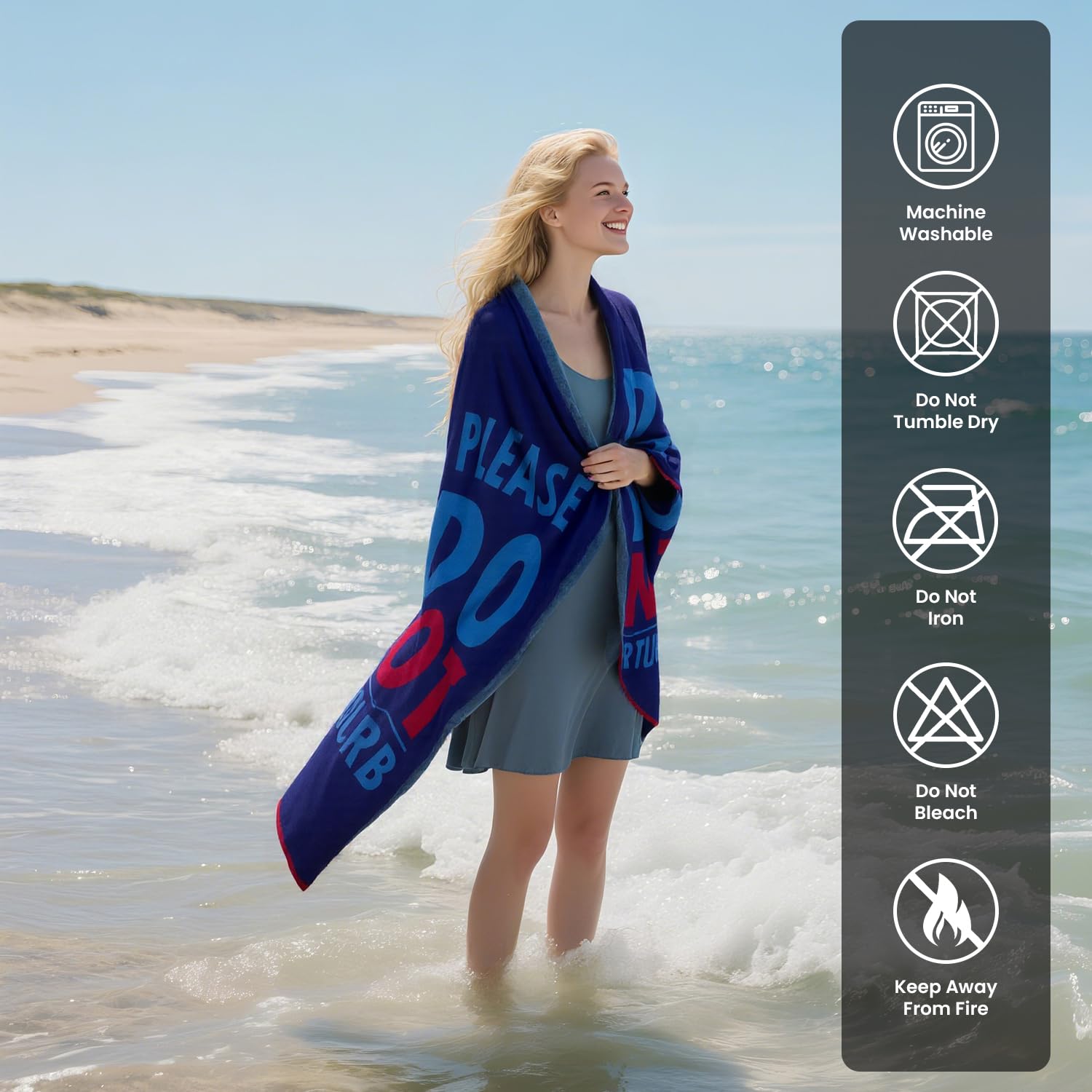 GC GAVENO CAVAILIA Microfibre Beach Towel - Quick Dry, Sand Free, Non-Slip | 180 x 100 cm (1 Piece) 6