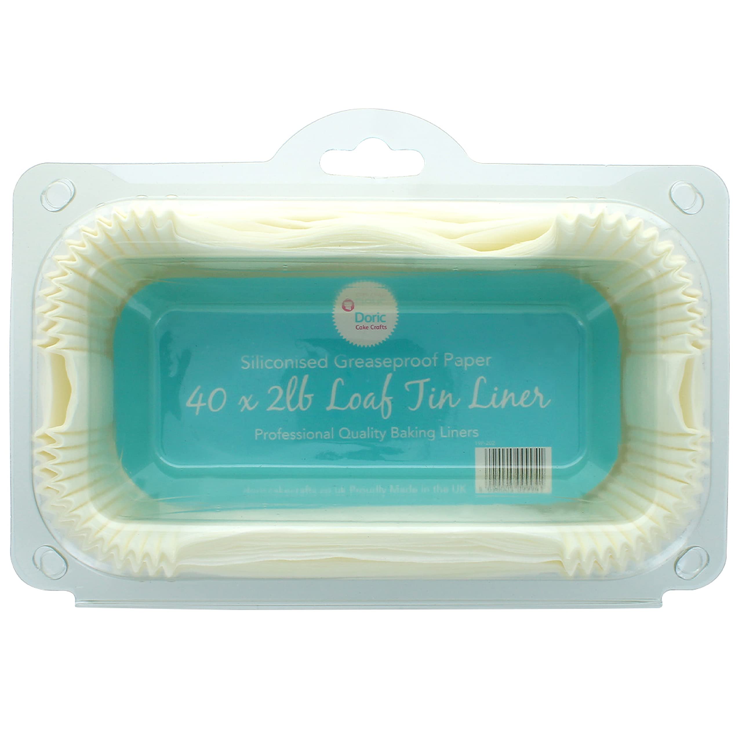Doric Loaf Tin Liners - 40 Pack Non-Stick Siliconised Greaseproof Paper for Ovens & Air Fryers 3