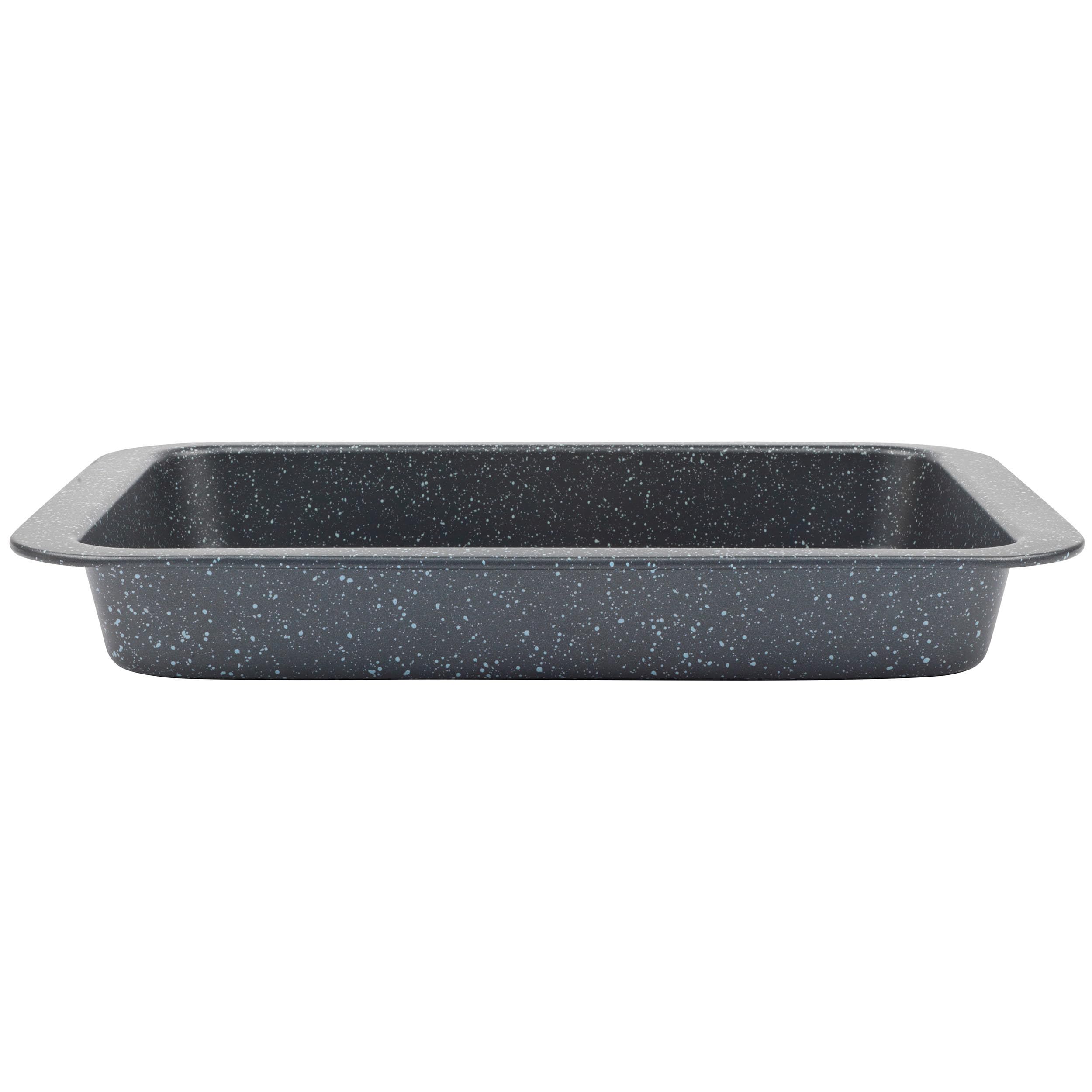 Salter Megastone BW07032EU7 36 cm Rectangular Roasting Tray | Carbon Steel | Oven Safe to 220°C 1