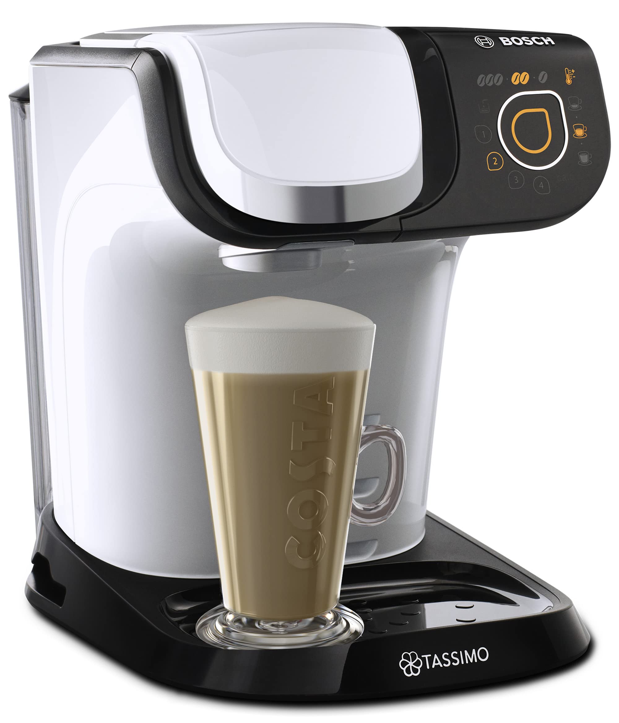 Tassimo by Bosch My Way 2 TAS6504GB Coffee Machine - Personalization | 1.3L Tank | Brita Filter 3