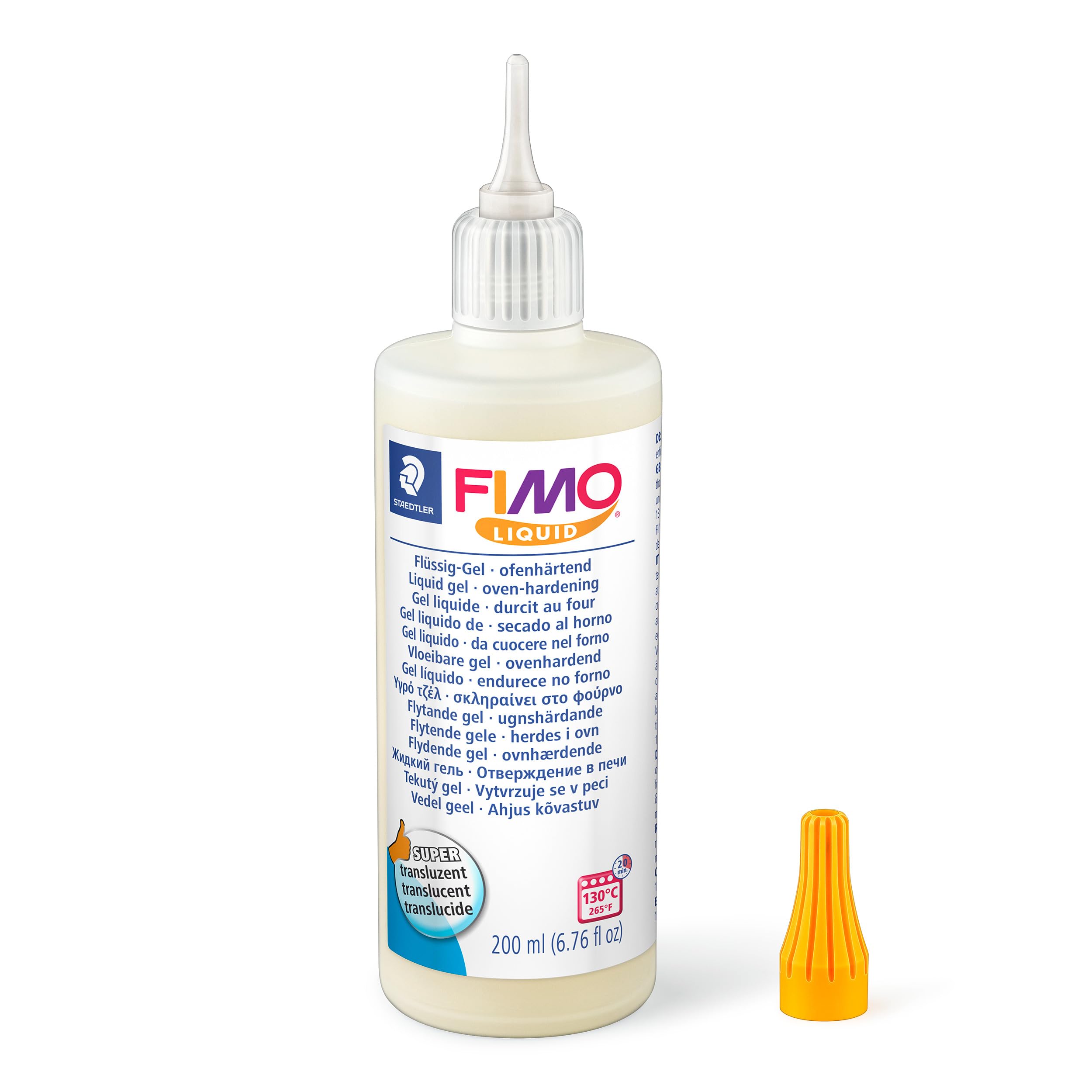 Fimo Liquid Oven-Hardening Decorating Gel - Translucent | 200ml | For Polymer Clay Embellishment 2