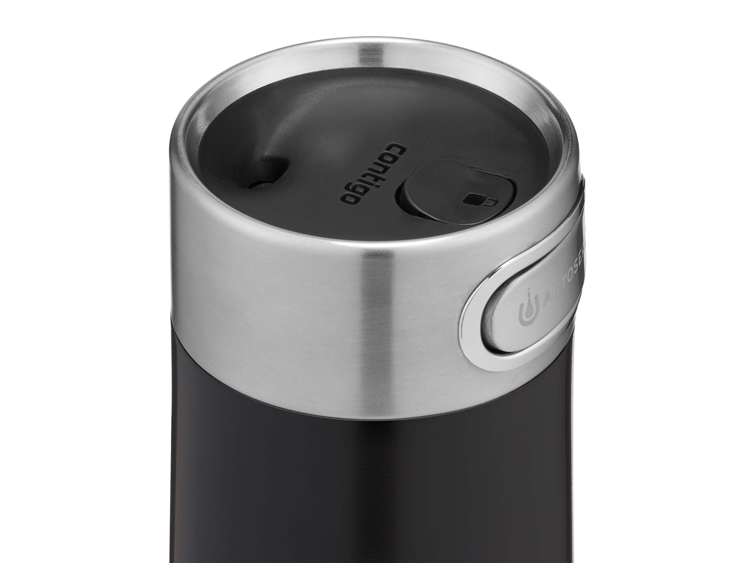 Contigo Luxe Autoseal Travel Mug - 470ml Stainless Steel Thermal, Leakproof, Licorice 4