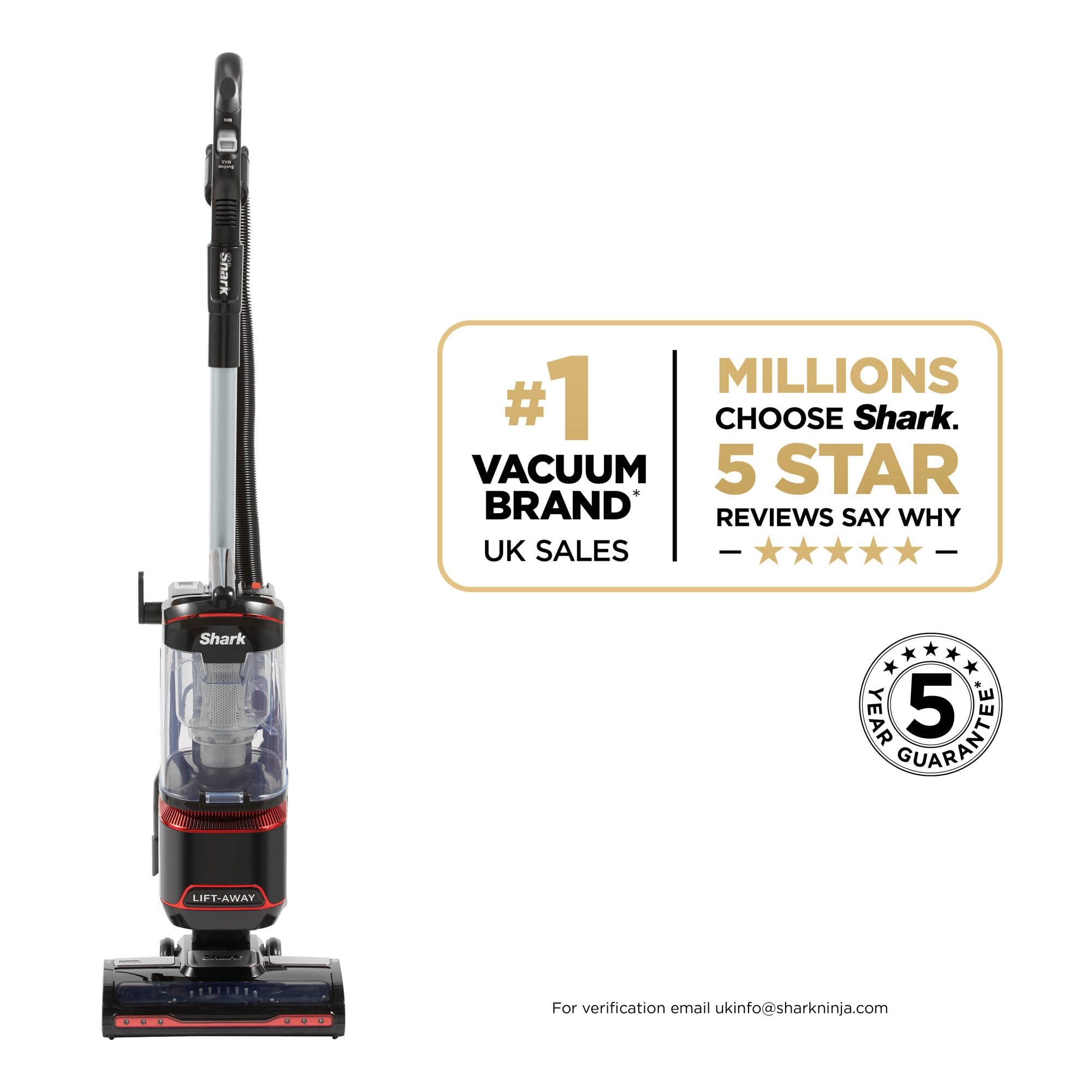 Shark Corded Upright Vacuum Cleaner - Lift-Away Technology | 1.1L Capacity | Pet Tools Included 2