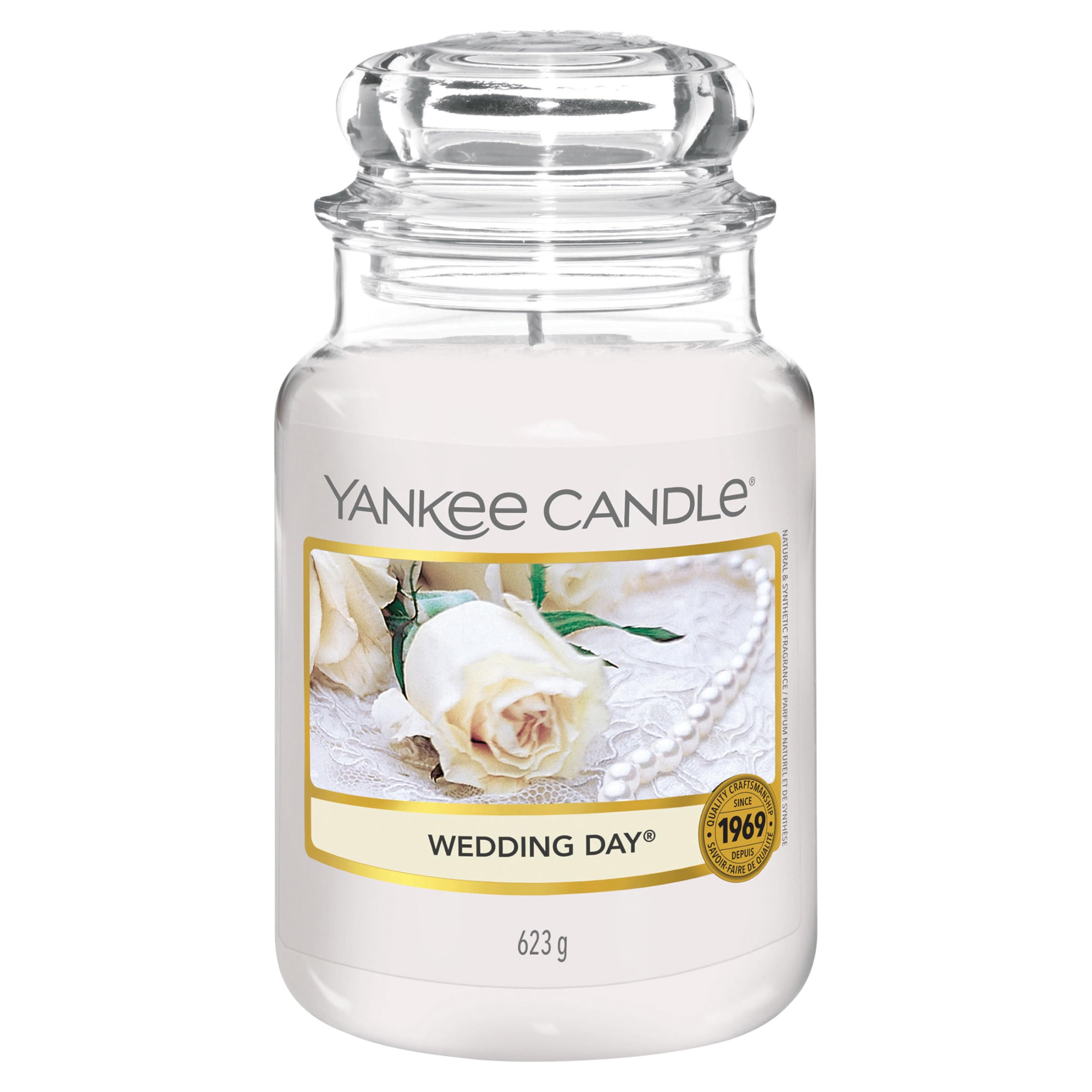 Yankee Candle Wedding Day Scented Large Jar Candle | Up to 150 Hours Burn Time | 22 Fl Oz 1
