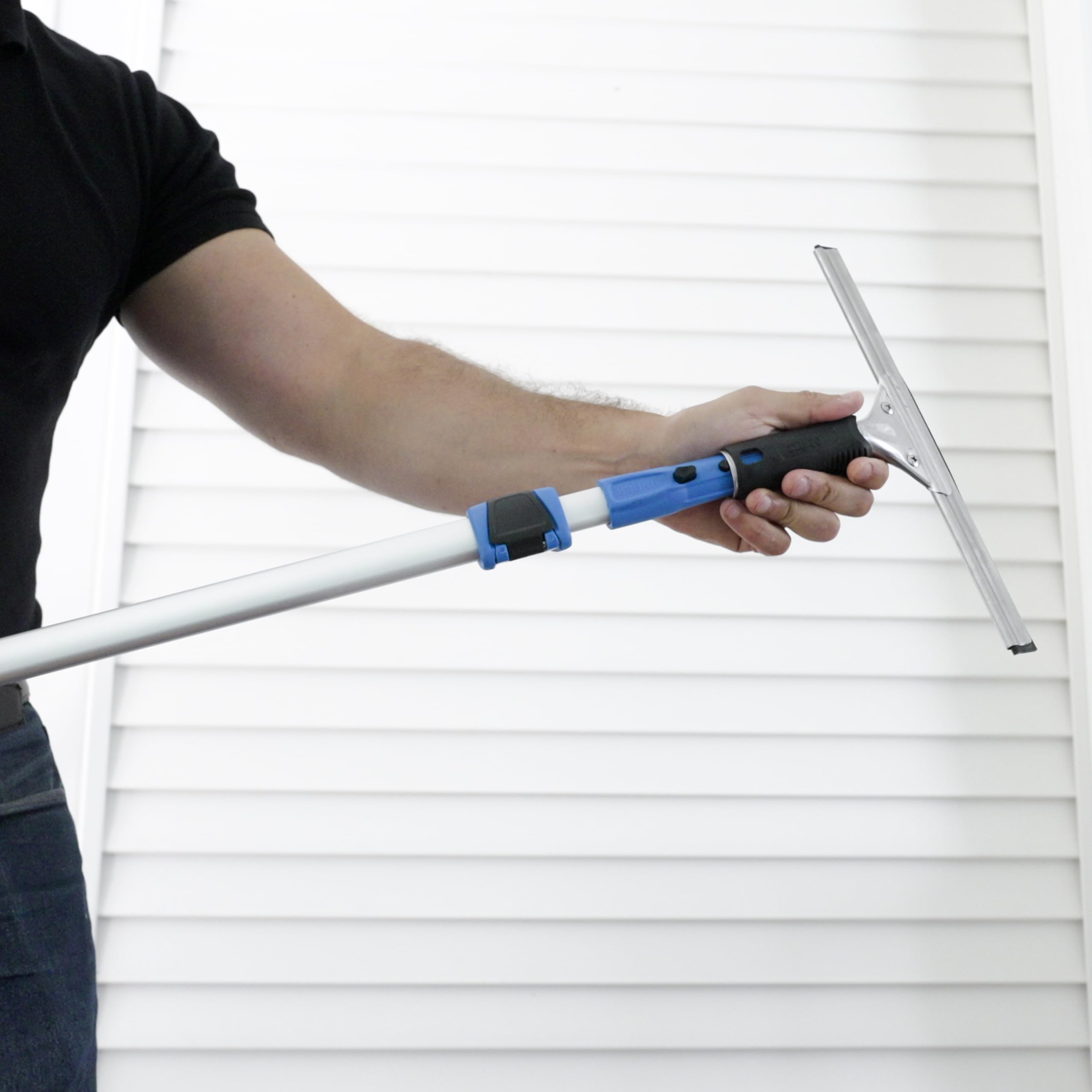 Unger 12 Inch Professional Window Cleaning Squeegee with Rubber Replacement | Stainless Steel 8