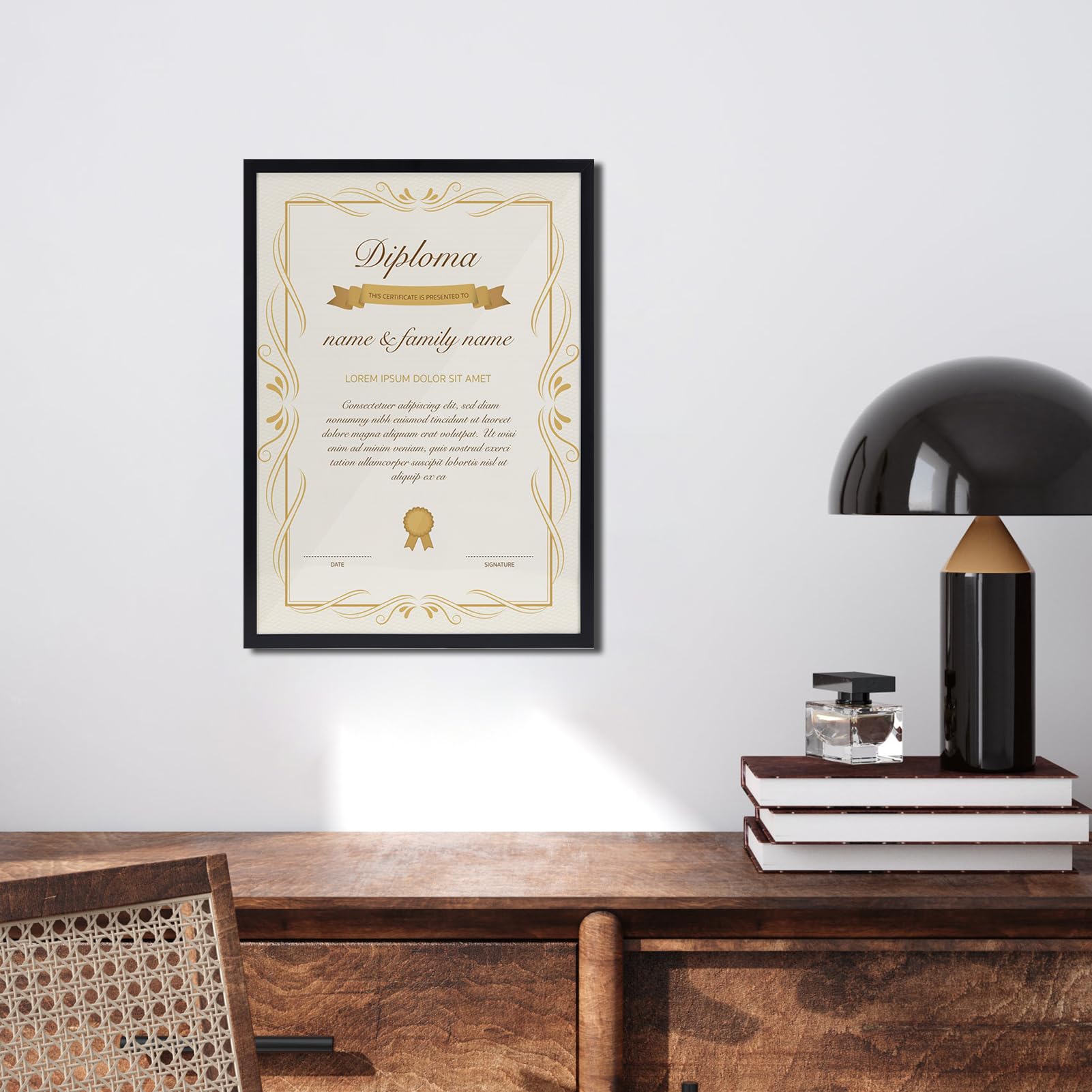 Ditwis A3 Picture Frame Black | Wall & Tabletop Display | PVC Frame, PS Window 4