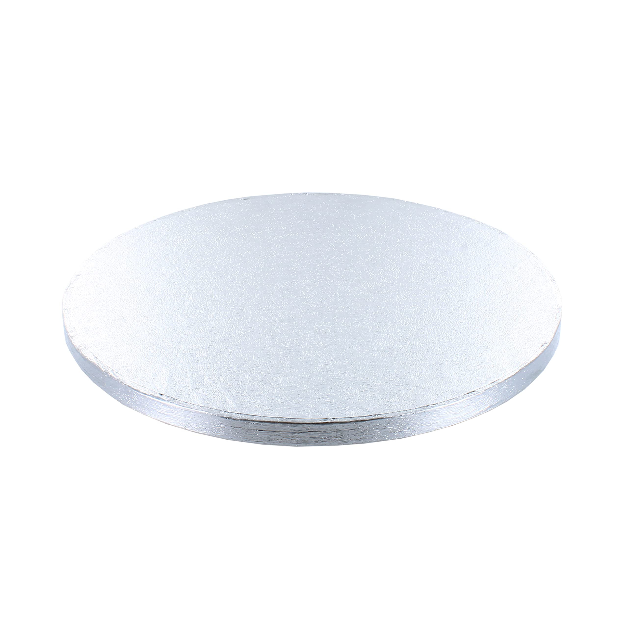 Culpitt 10' Round Silver Cake Drum Board & White Cake Box Combo | Sturdy Support 8