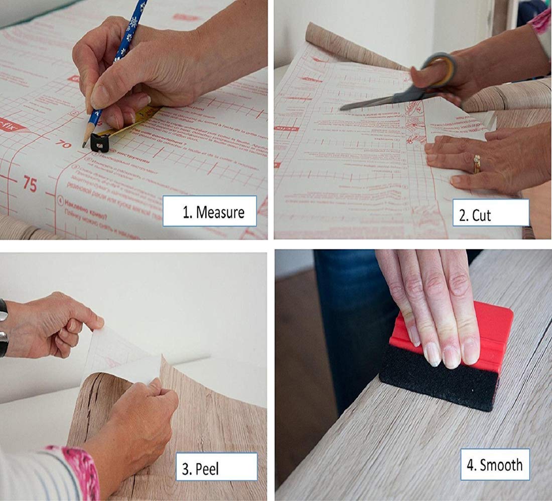d-c-fix Vinyl Wrap Blackwood Effect Self-Adhesive Film | 45cm x 2m | Waterproof 7