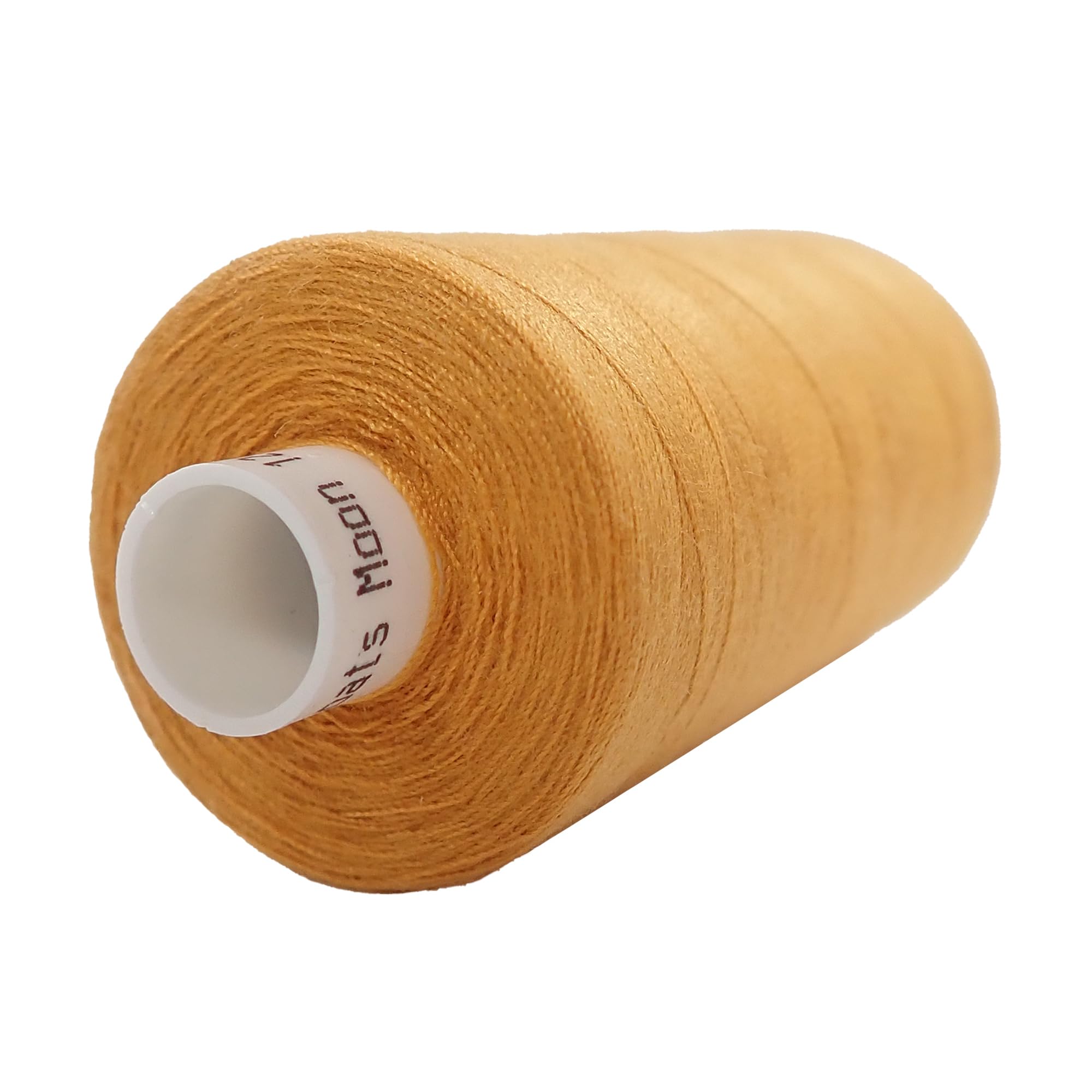 Moon Thread Spun Polyester Sewing Thread - Mustard Color | 1000 Yards | Reduced Breakage 2