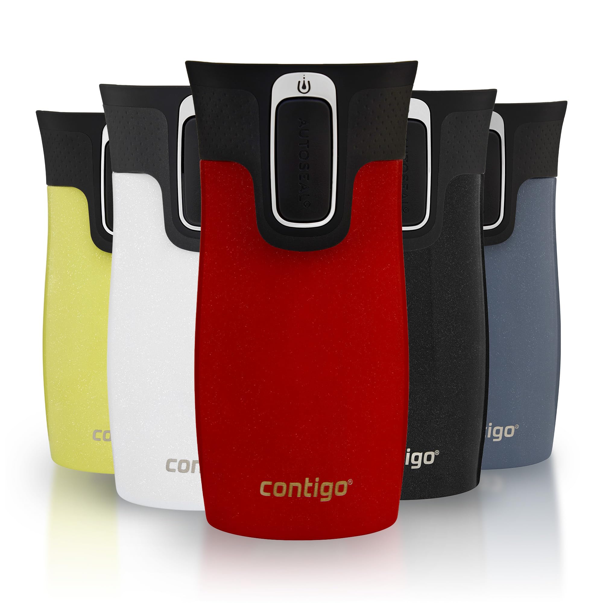 Contigo West Loop Mini Autoseal Travel Mug - 300ml Stainless Steel | Hot 4h/Cold 14h | Leak Proof