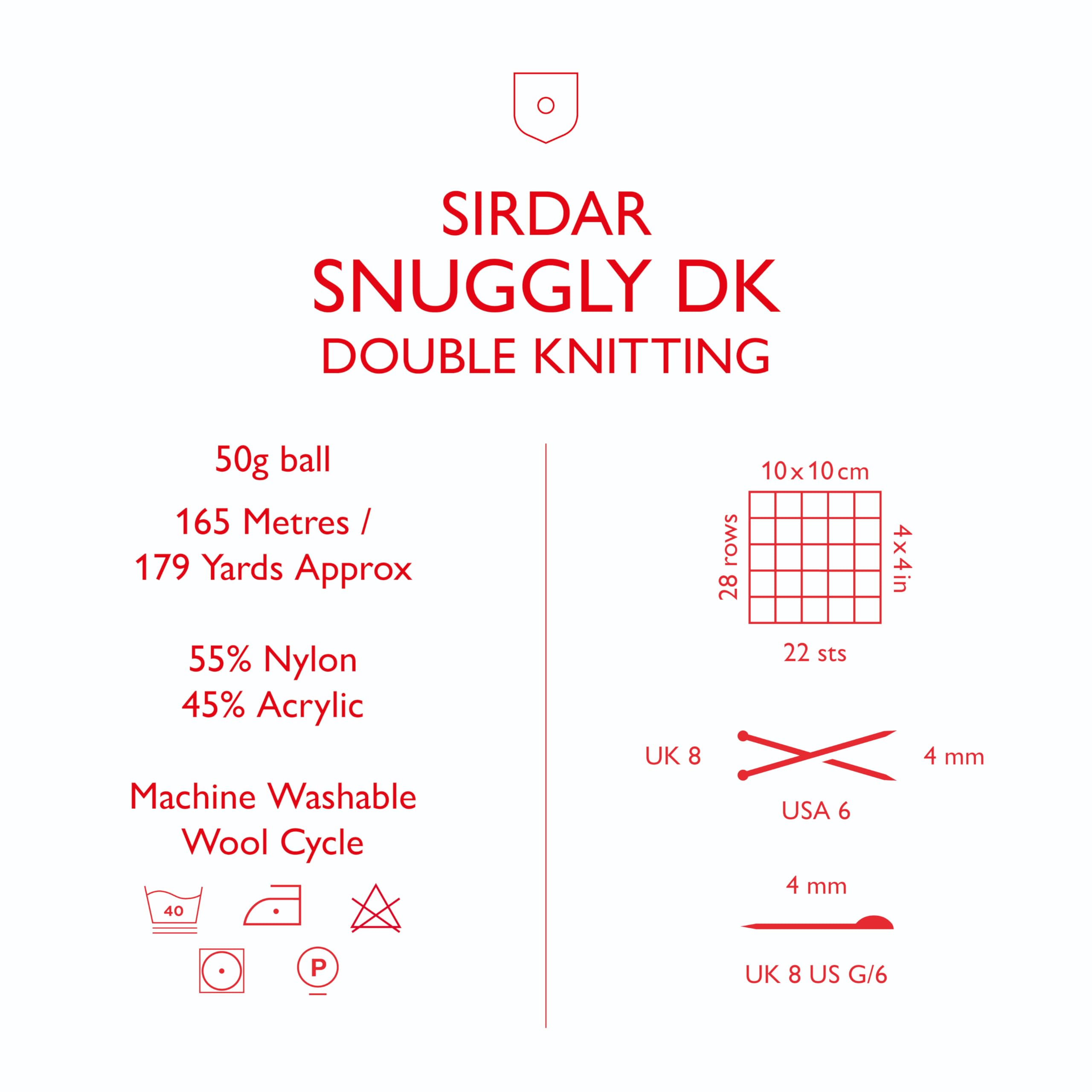 Sirdar Snuggly DK Double Knitting Yarn - Baby Favorite | 55% Nylon/45% Acrylic Blend | 50g | Cream 7