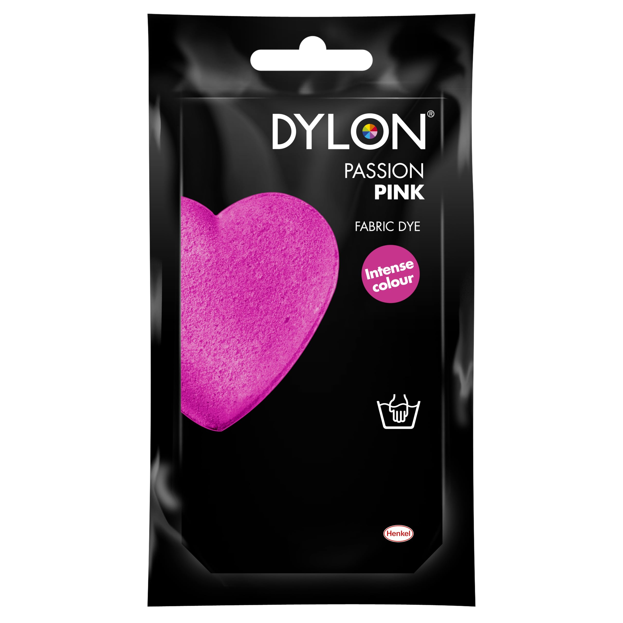 Dylon Hand Dye Sachet - Passion Pink Fabric Dye for Wool, Silk, Cotton, Linen | 50g 1