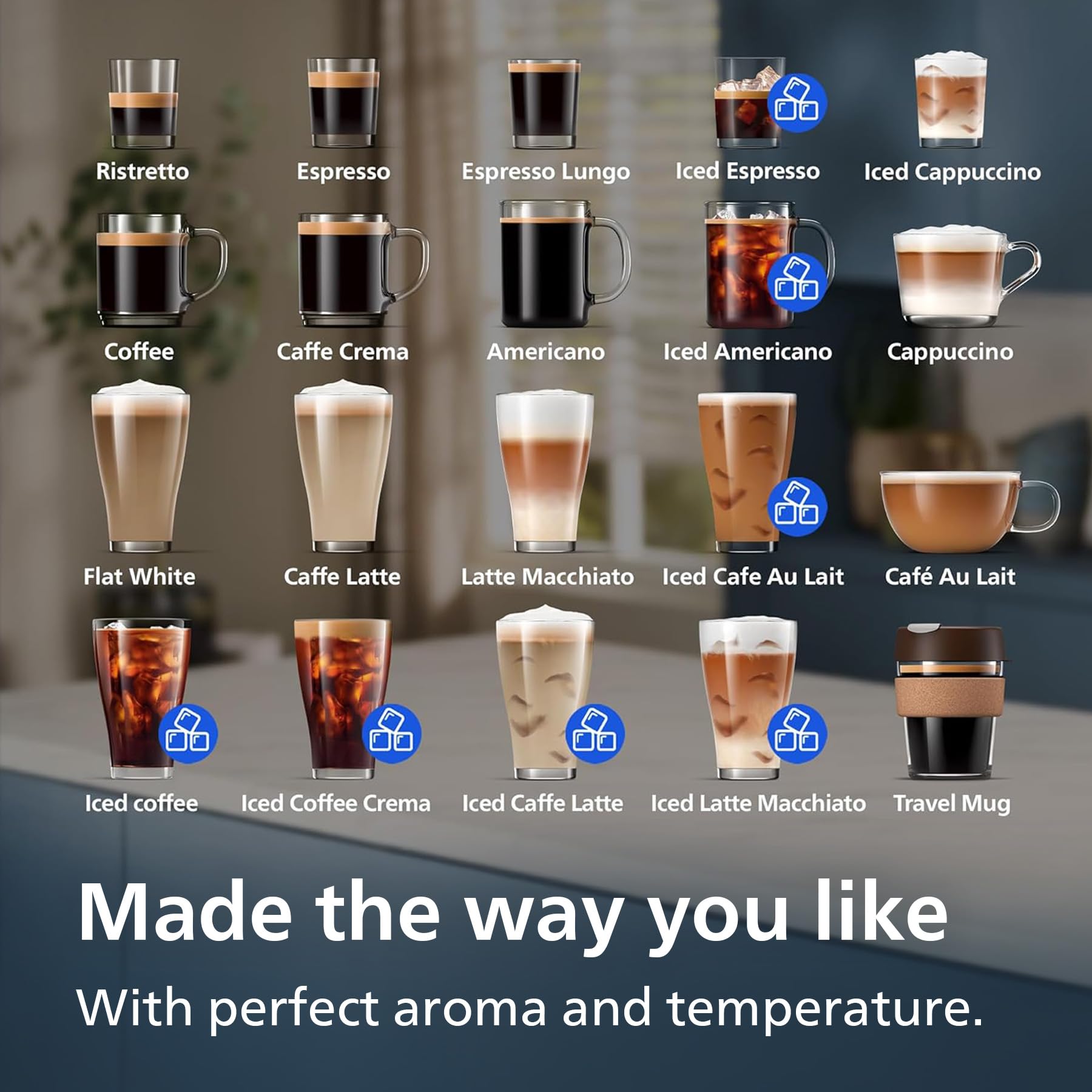 Philips 5500 Series Bean-to-Cup Coffee Machine - 20 Hot & Iced Drinks, LatteGo Frother, SilentBrew 4