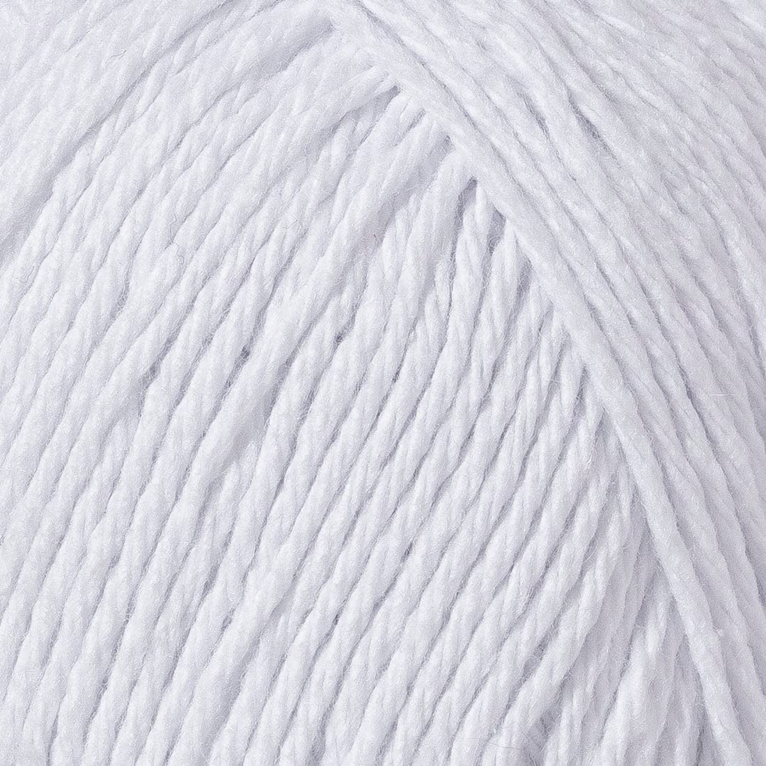 Utopia Crafts Re-Cotton Knitting Yarn - 5 Pack, 500g Total, 2mm Thickness, White | DK Weight 3