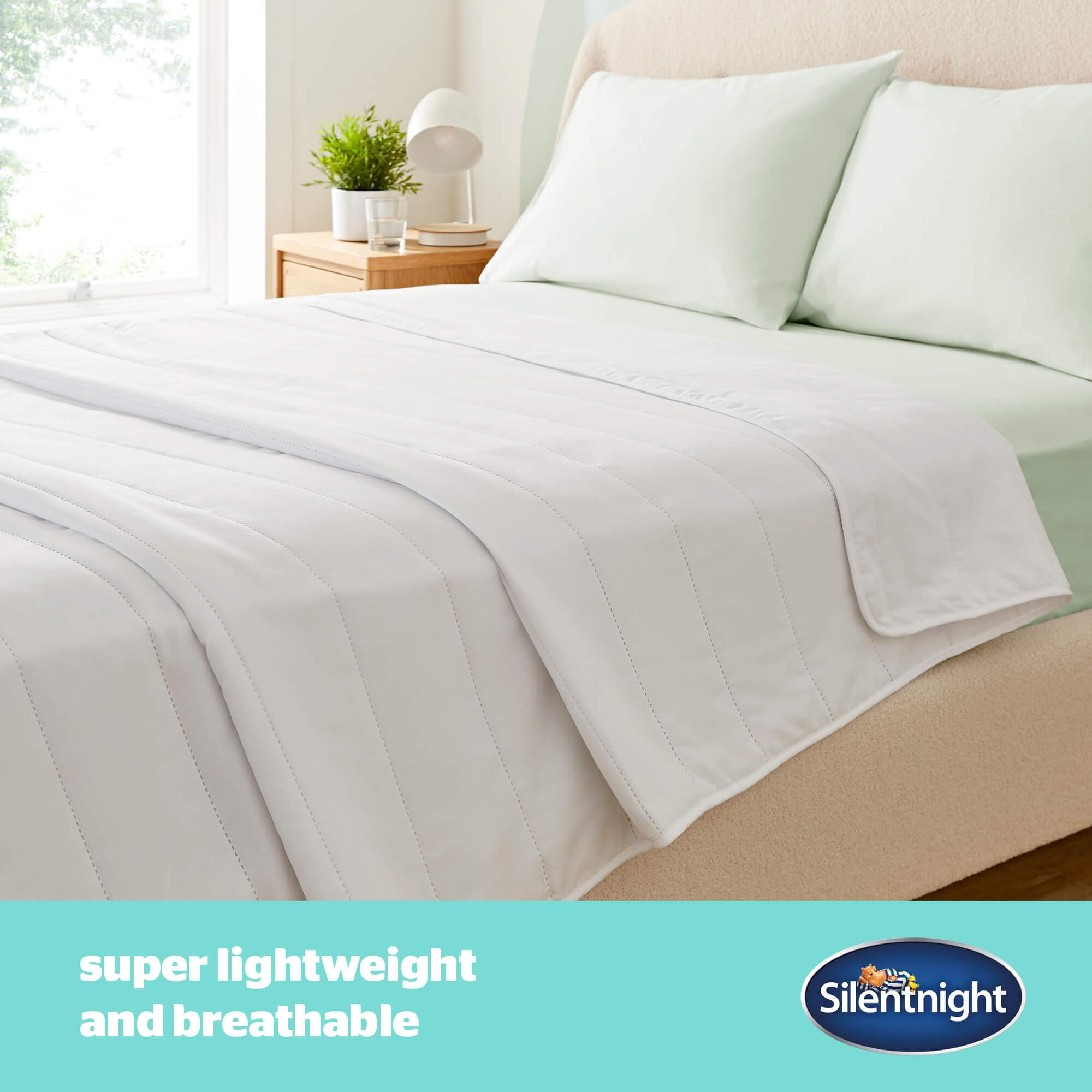 Silentnight Summer Breeze 1.0 Tog Duvet - Lightweight & Hypoallergenic | Double Size 3