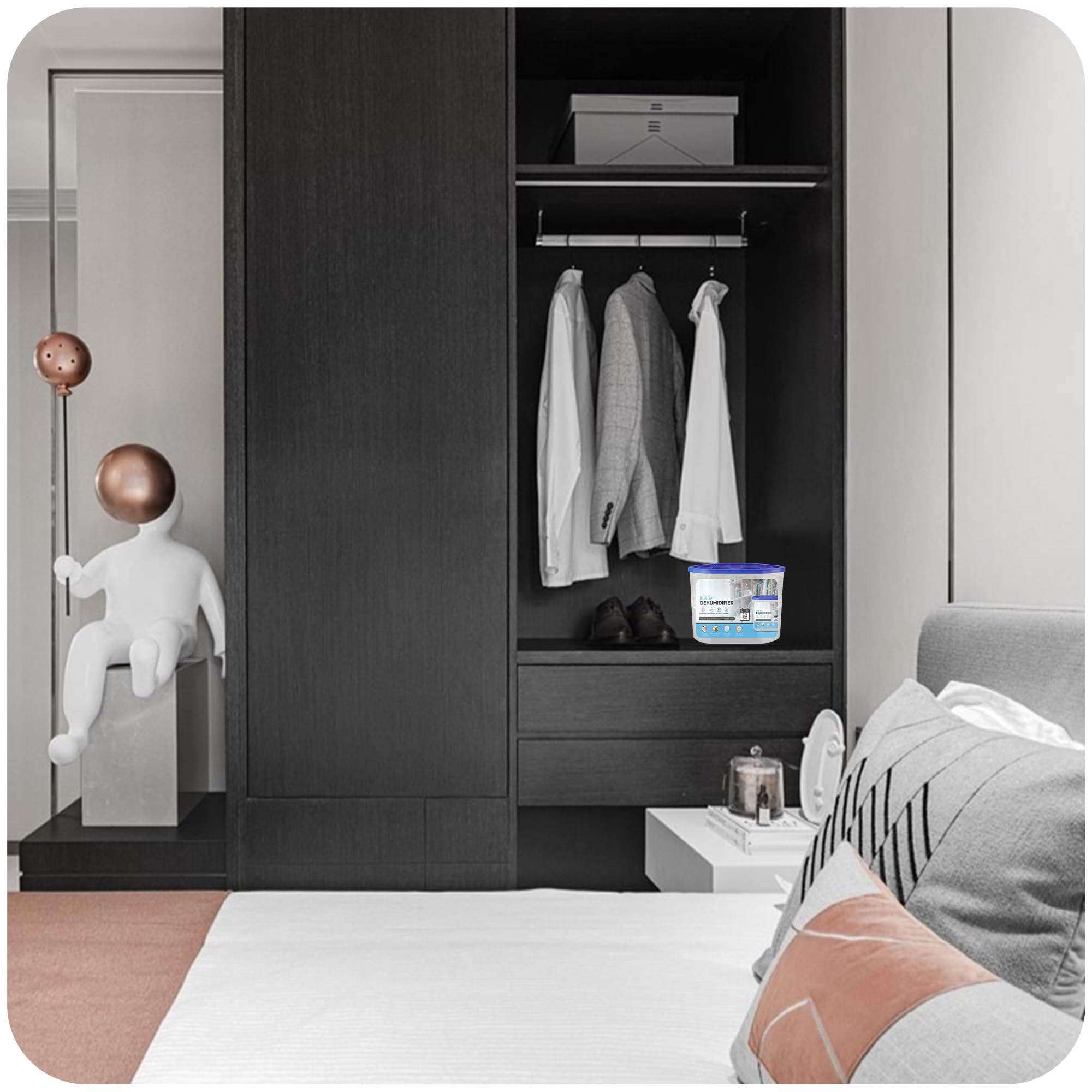 Roe Tenpo Dehumidifier - 500ml Moisture Absorber, Pack of 10 | Prevents Mould & Damp 9