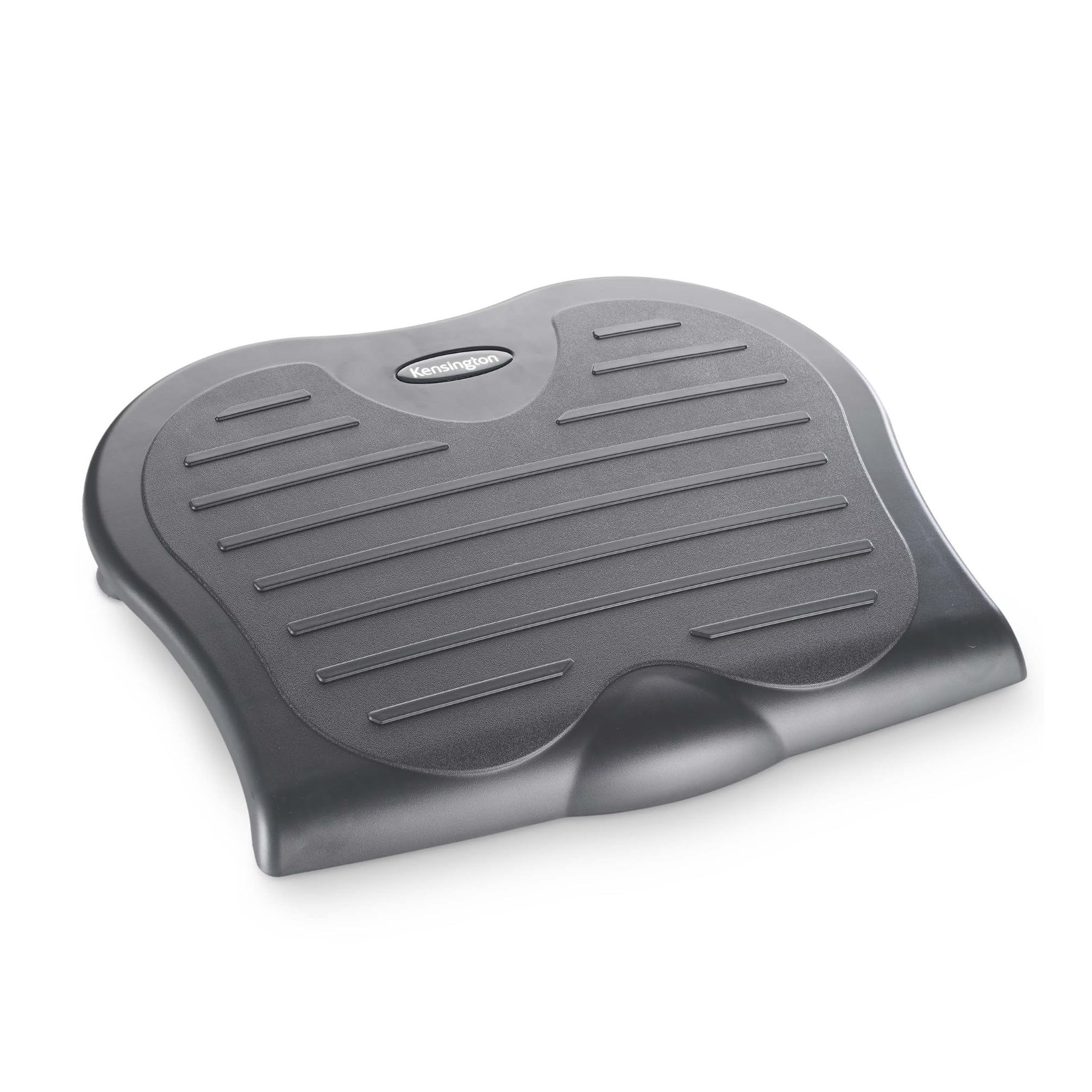 Kensington SoleSaver Adjustable Ergonomic Foot Rest - 3 Tilt Settings | Textured Surface | Black Plastic