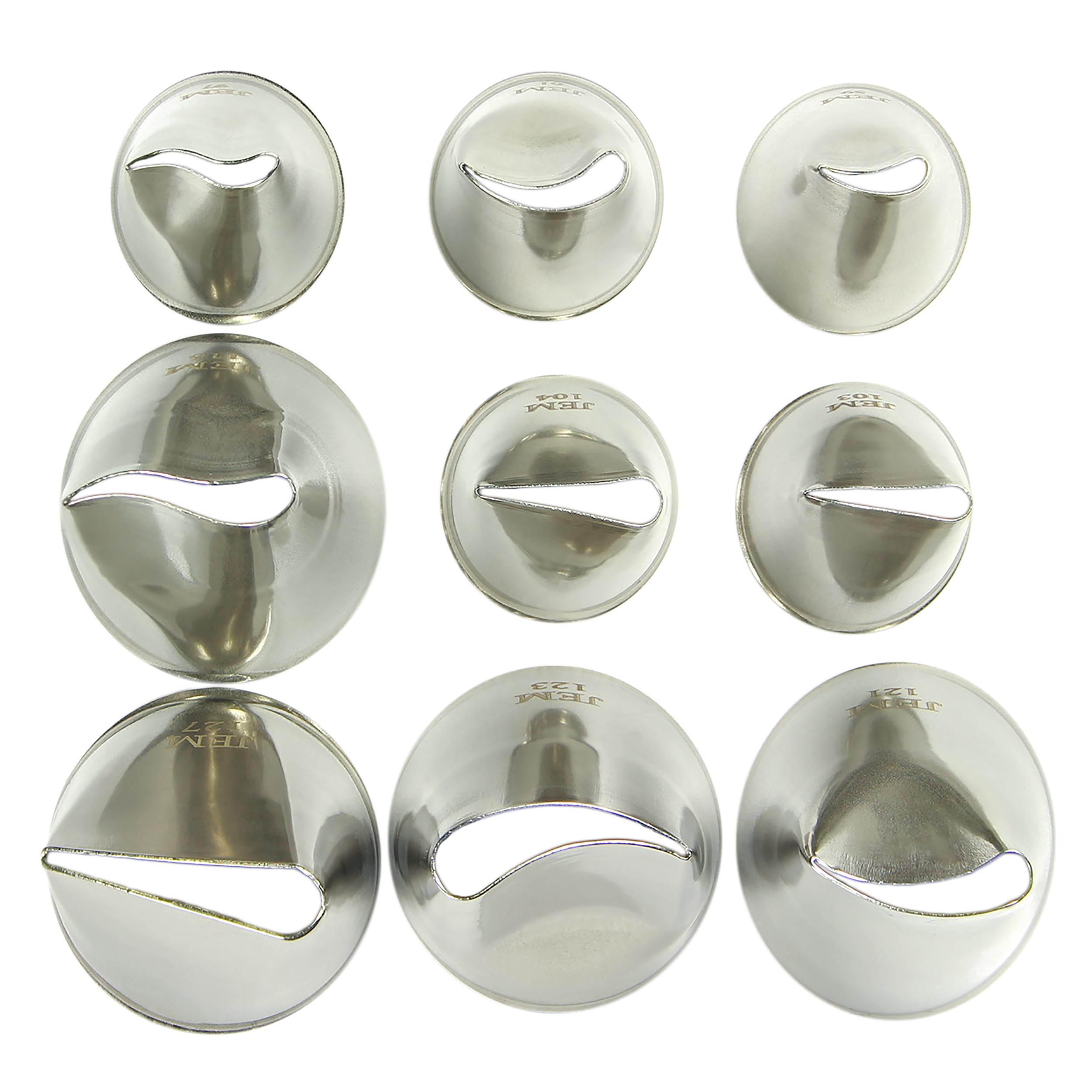 PME NZ123 JEM Large Petal / Ruffle Piping Nozzle | Stainless Steel | Tip 17 x 4 mm 5