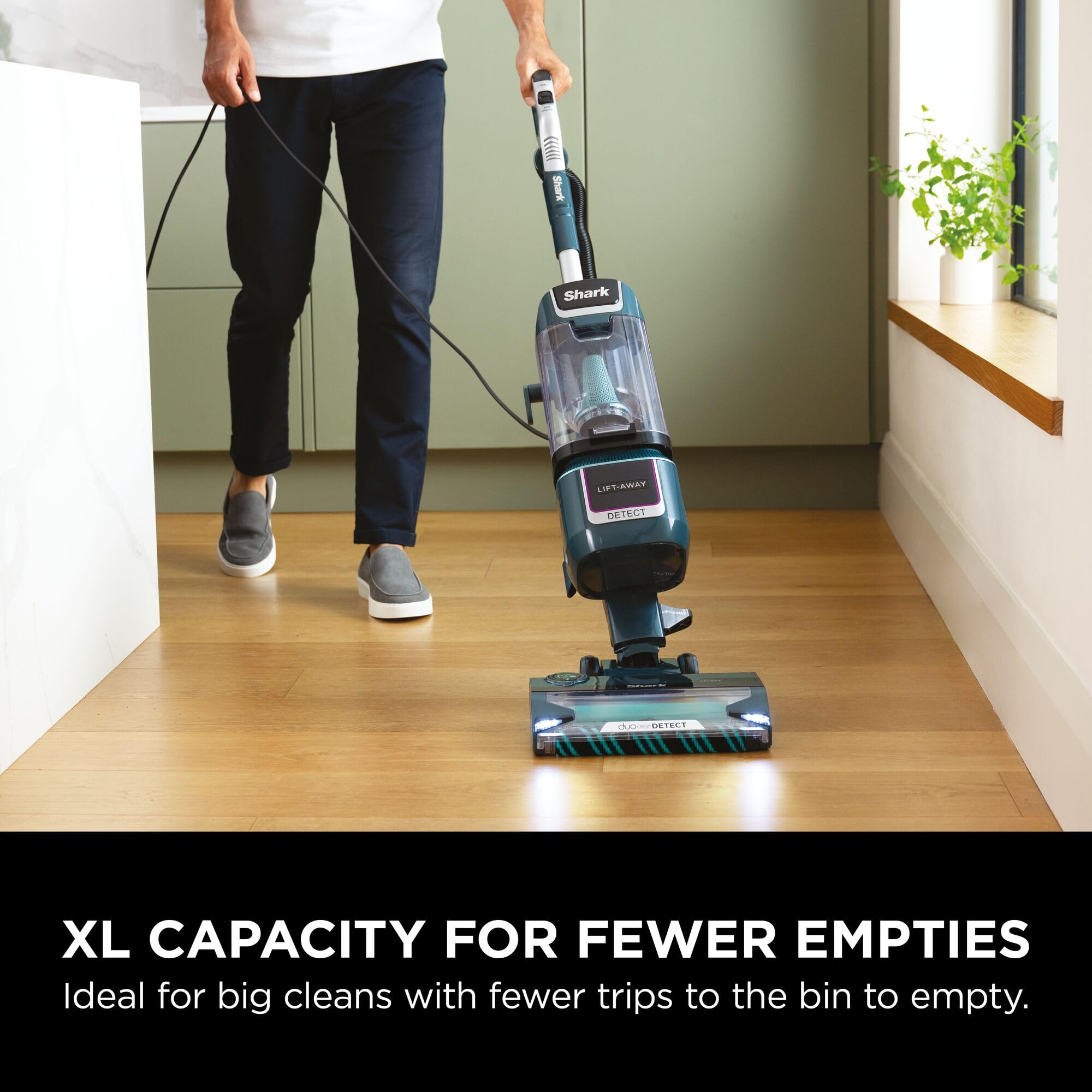 Shark Detect XL Corded Upright Vacuum Cleaner - Ultra-Powerful Pet Hair Pick-Up | DuoClean Detect | Blue 8
