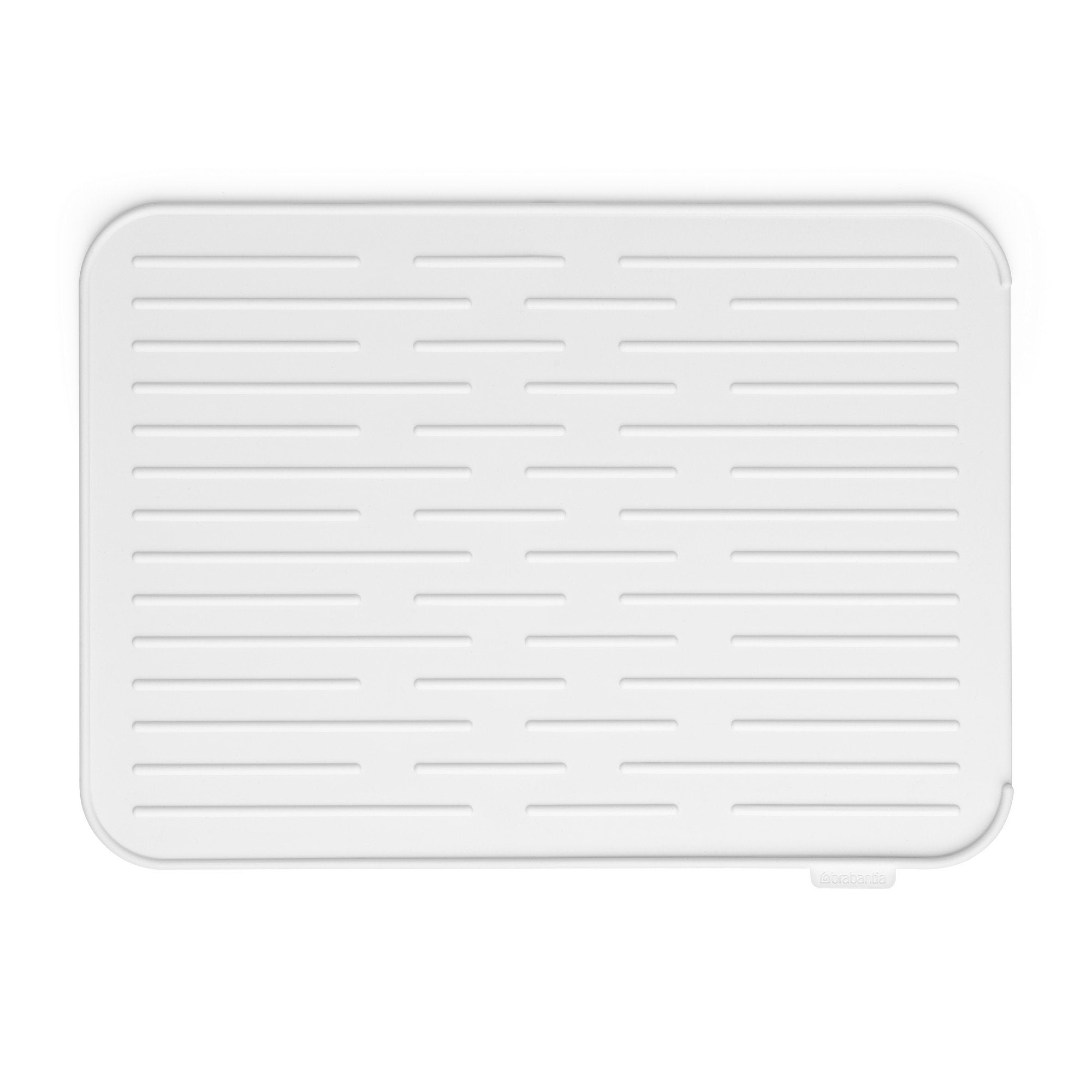 Brabantia Silicone Dish Drying Mat - Non-Skid, Dishwasher Safe | Light Grey | 43.8 x 32.5 cm 1