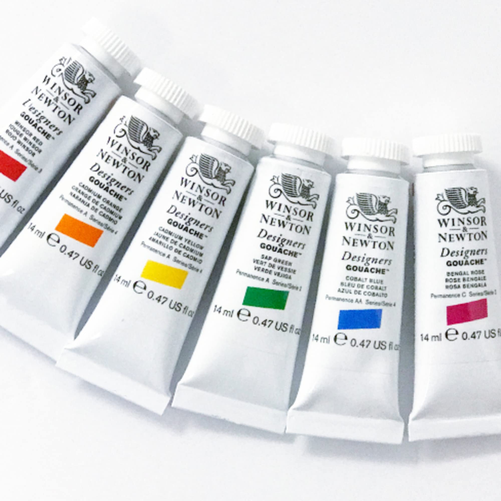 Winsor & Newton Designers Gouache Paint - Jet Black | 14 ml Tube | Matte Finish 5