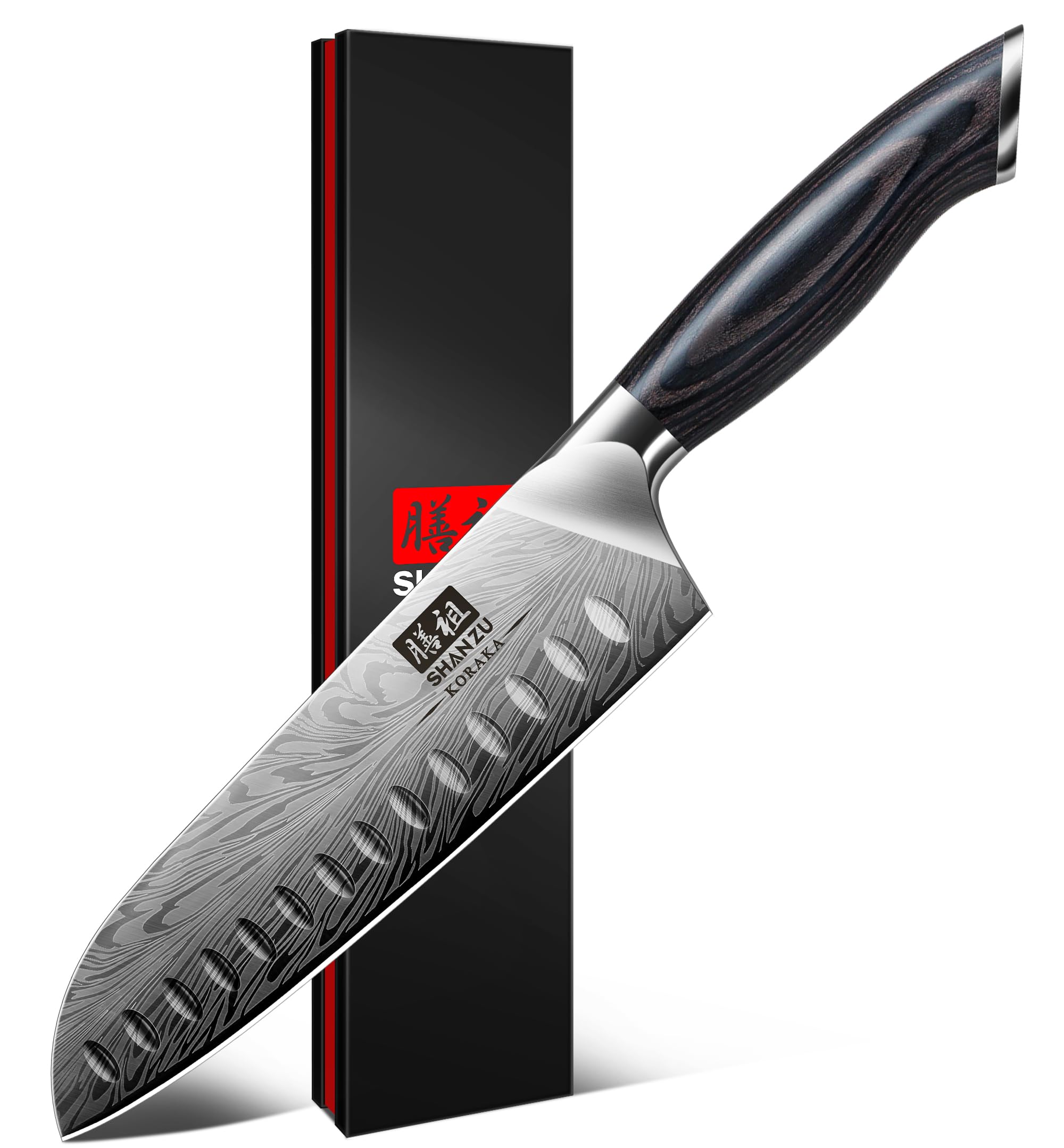 SHAN ZU Powder Steel Boning Knife - 63 HRC High Carbon | 12° Blade Angle | Ergonomic Pakkawood Handle 1