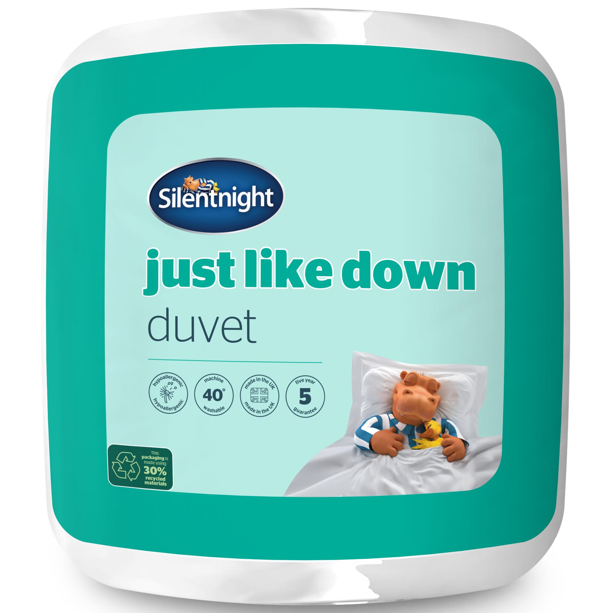 Silentnight Just Like Down Double Duvet - 13.5 Tog Winter Warmth | Hypoallergenic | Made in UK 1
