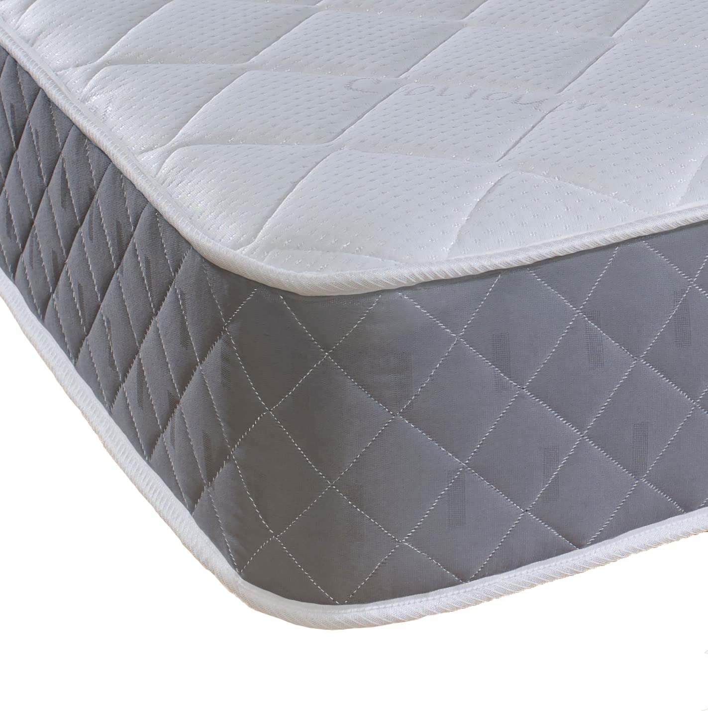 eXtreme comfort ltd Cooltouch Diamond Essential Single Mattress | 18cm Depth | Grey 1