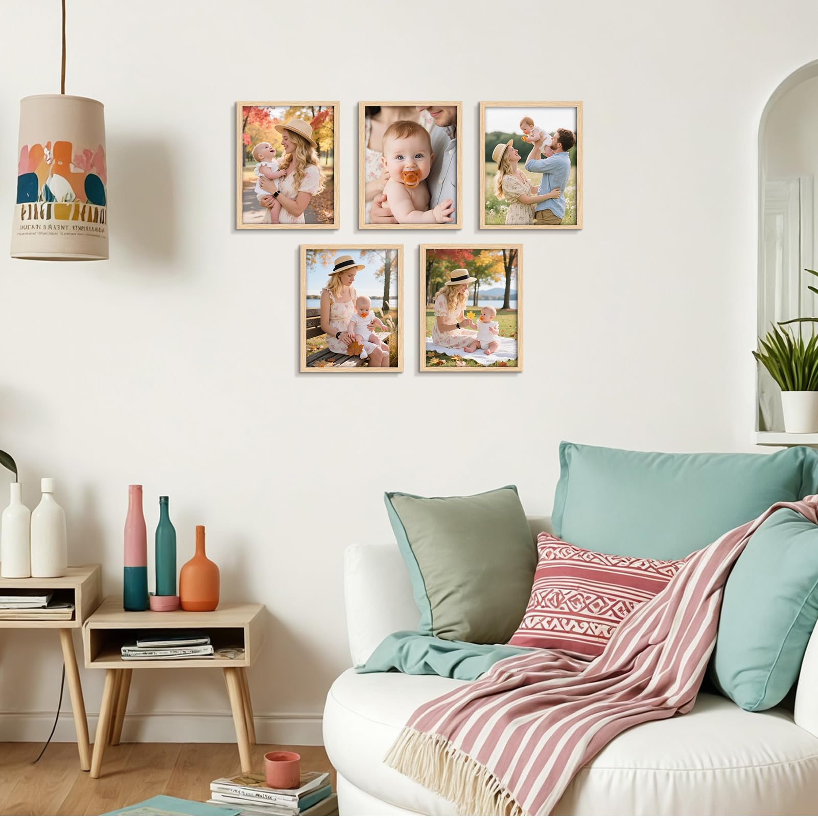 Ditwis 8x10 Photo Frame Wood Colour | Wall or Tabletop Display | PVC Frame, PS Window 6