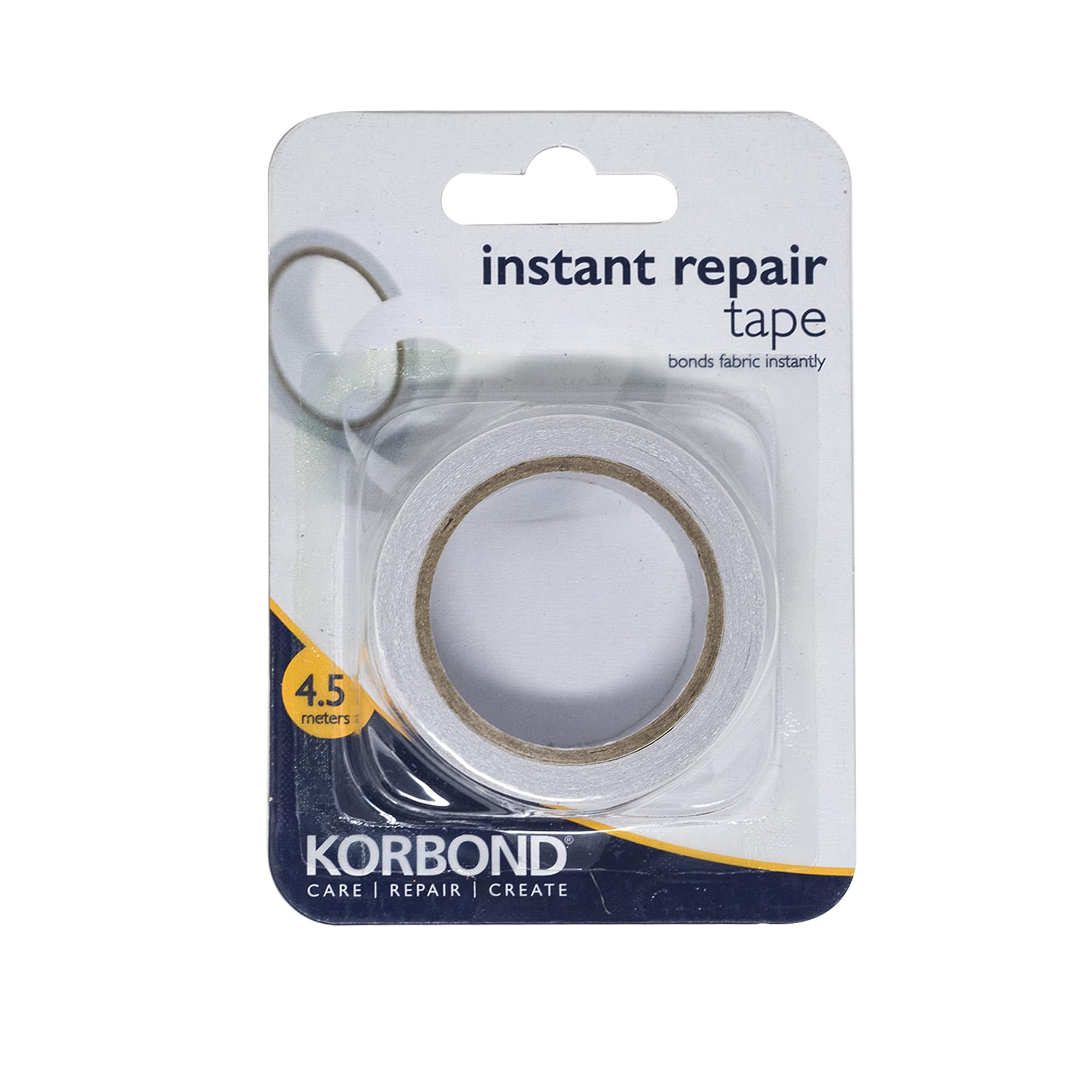 KORBOND Instant Bond Fabric Tape - Double Sided Hemming & Repair, No Ironing Required | 4.5m Roll 1