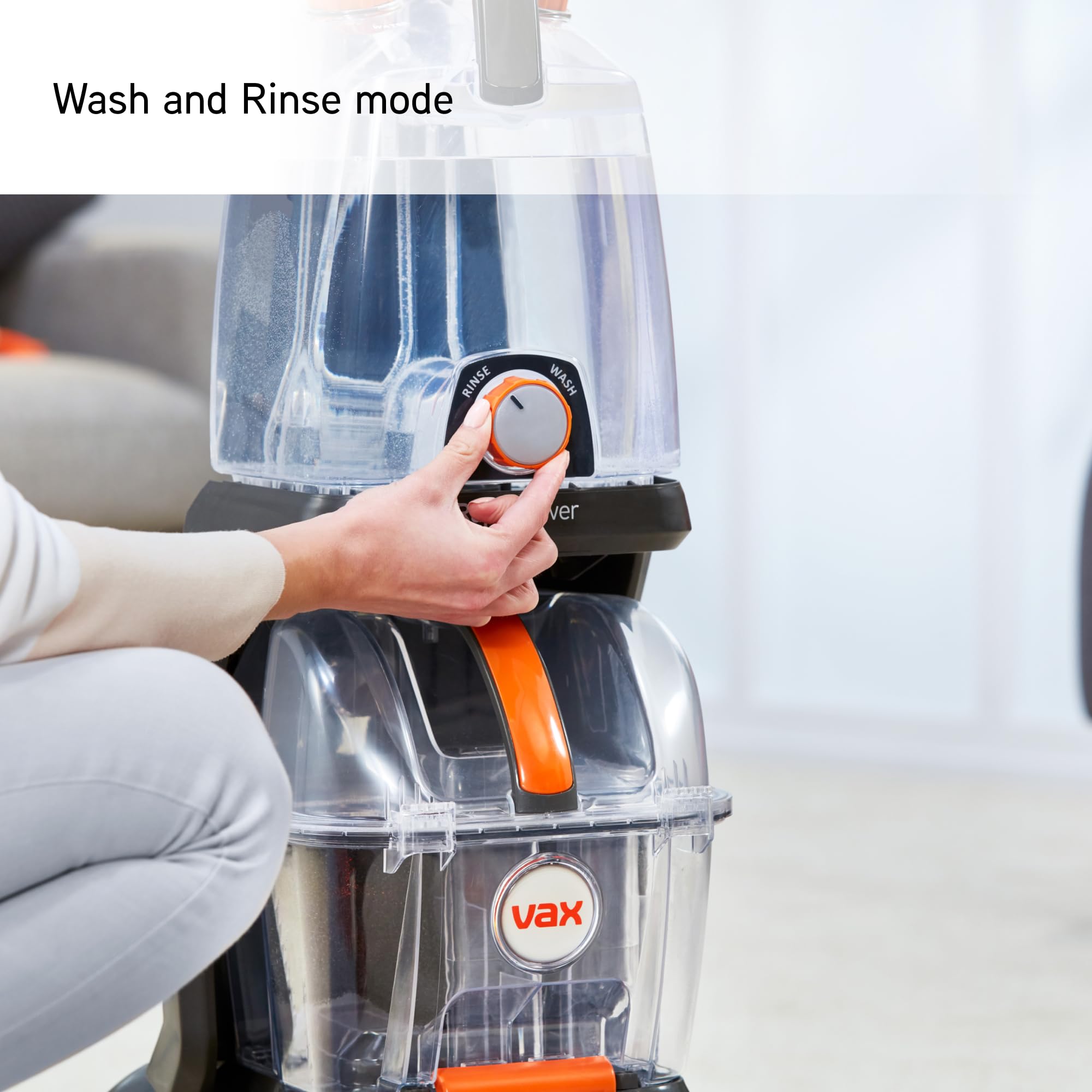 Vax Rapid Power Revive Carpet Cleaner Machine - 240W Power | 2.5L Capacity | Graphite 8