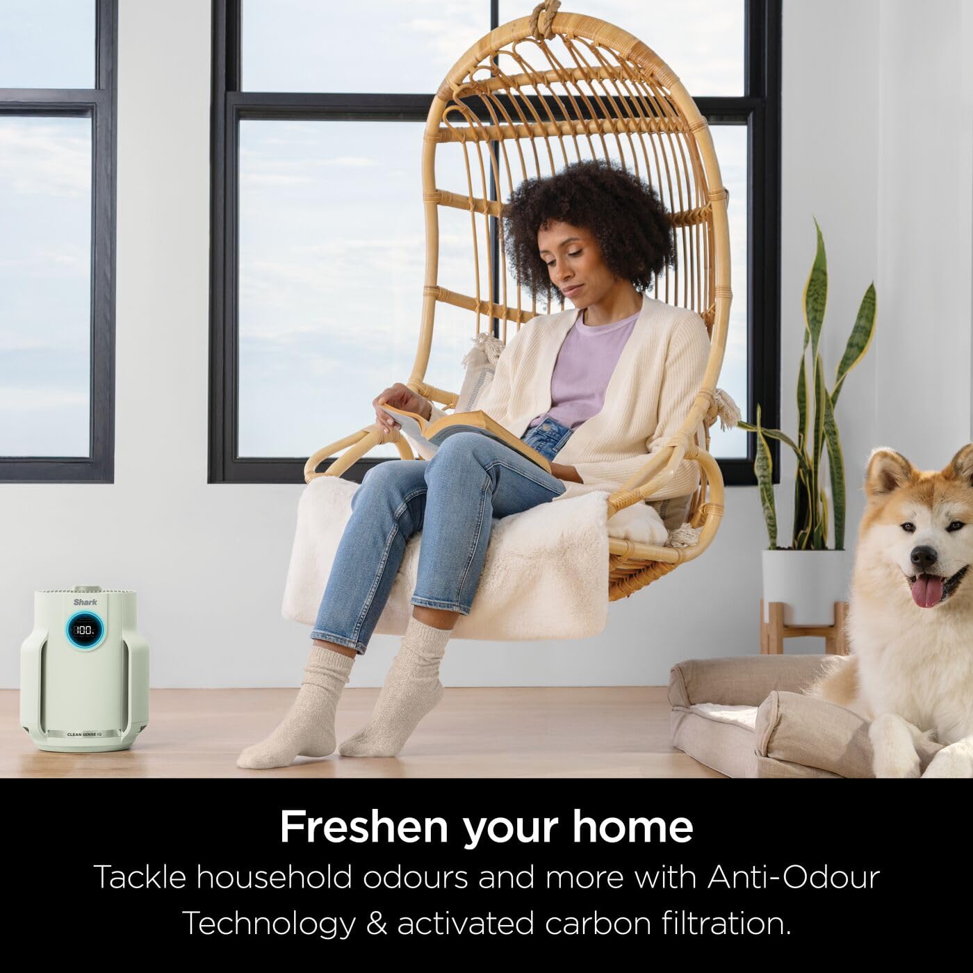 Shark NeverChange5 Air Purifier - 5-Year Filter Life | Clean Sense IQ | Quiet Sleep Mode 9