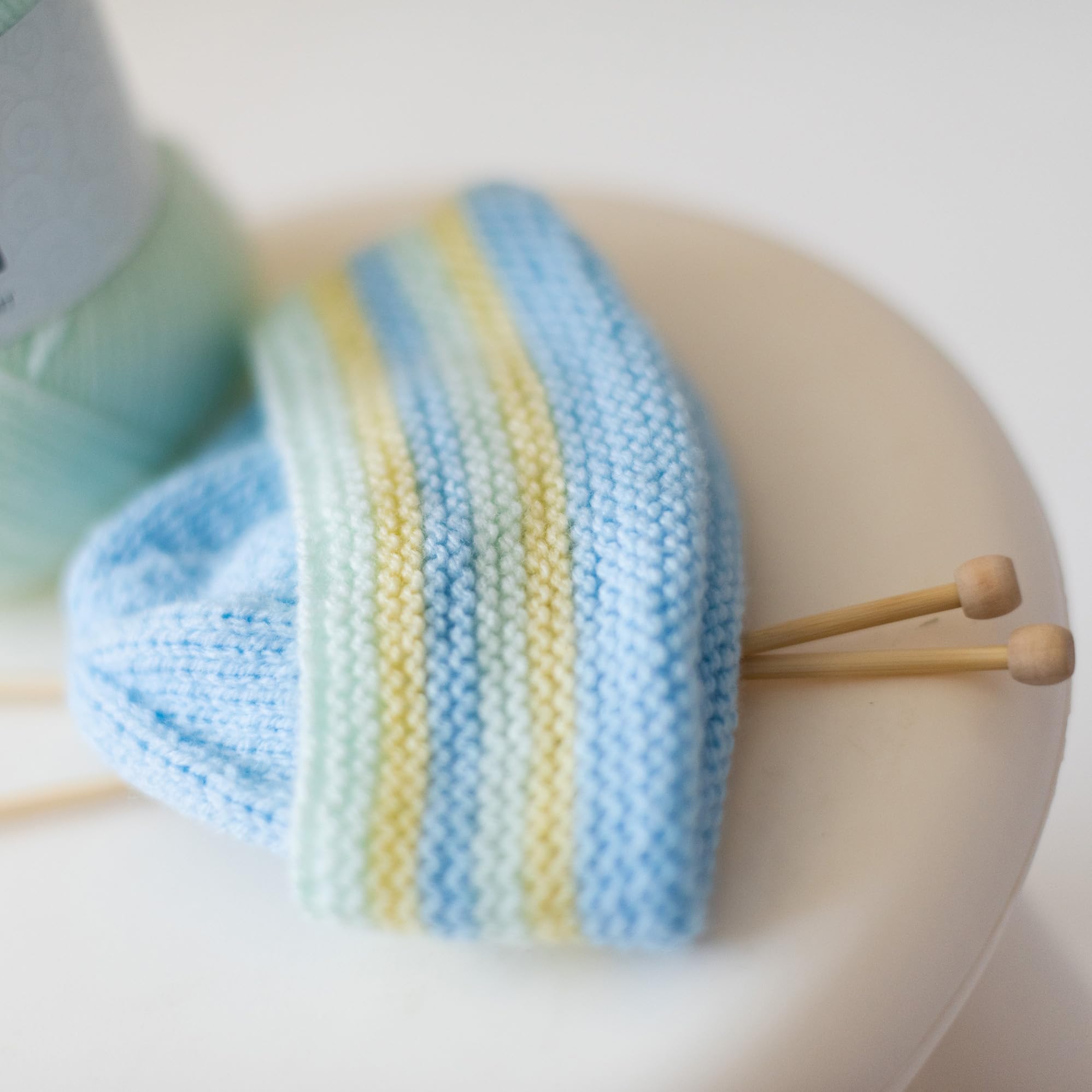 KORBOND DK Baby Blue Yarn - 100g Acrylic Wool | Hypoallergenic & Washable | Double Knit 3