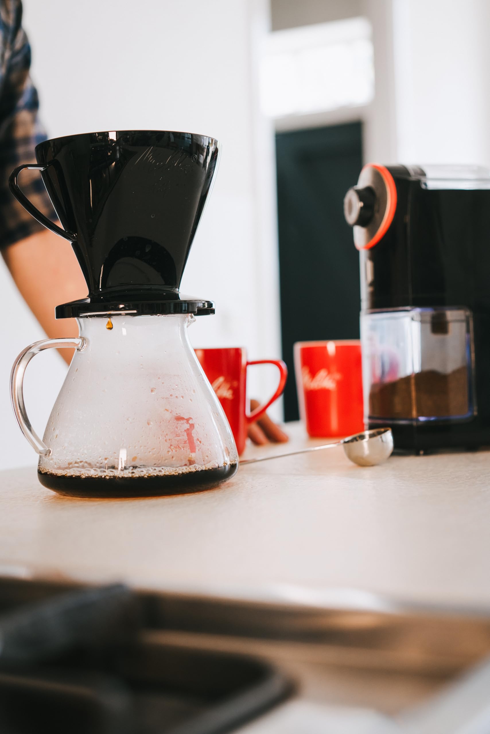 Melitta Molino Electric Burr Coffee Grinder - 17 Settings | 200g Capacity | 100W 3