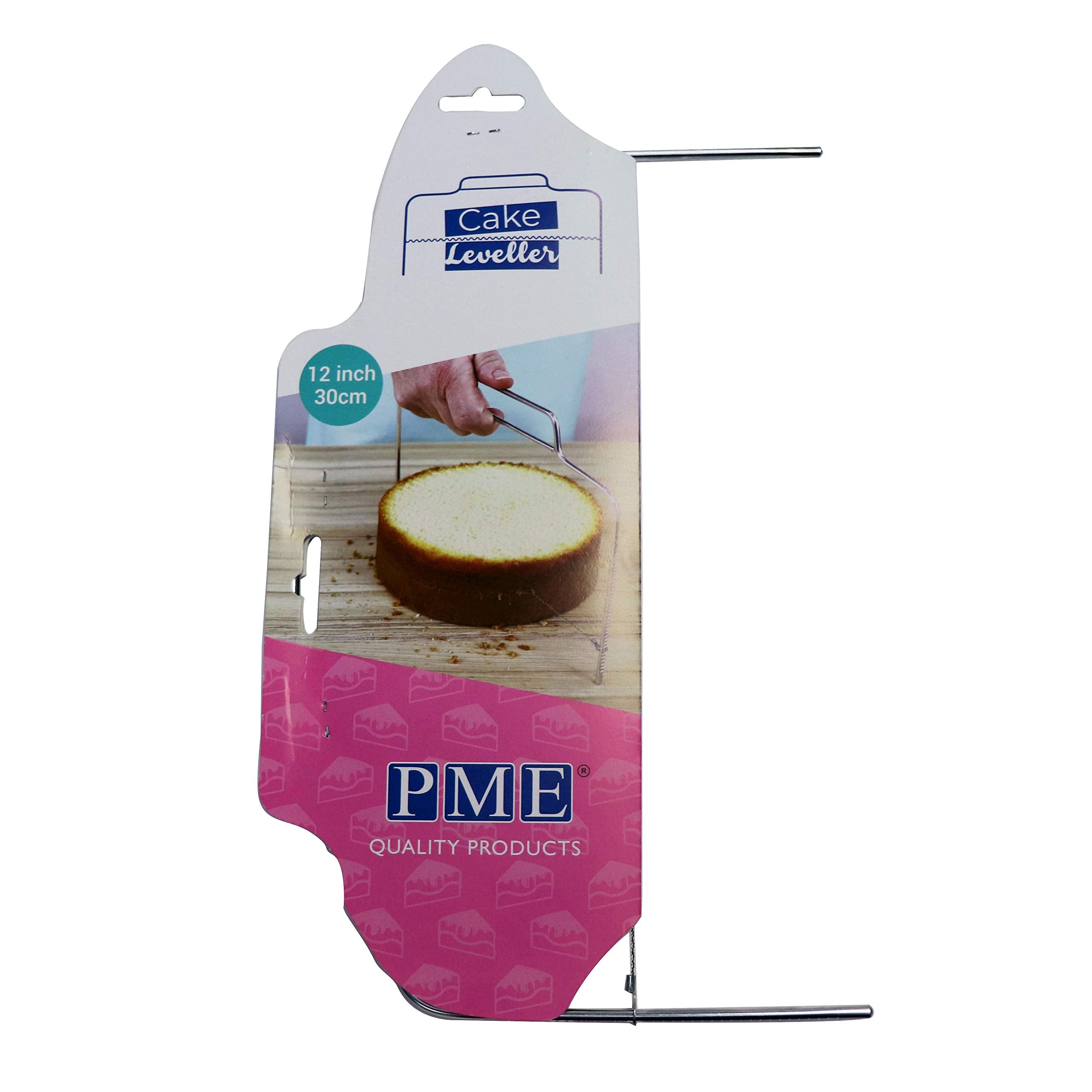 PME Cake Leveller - 30 cm Stainless Steel for Even Layers | Model CL12 1