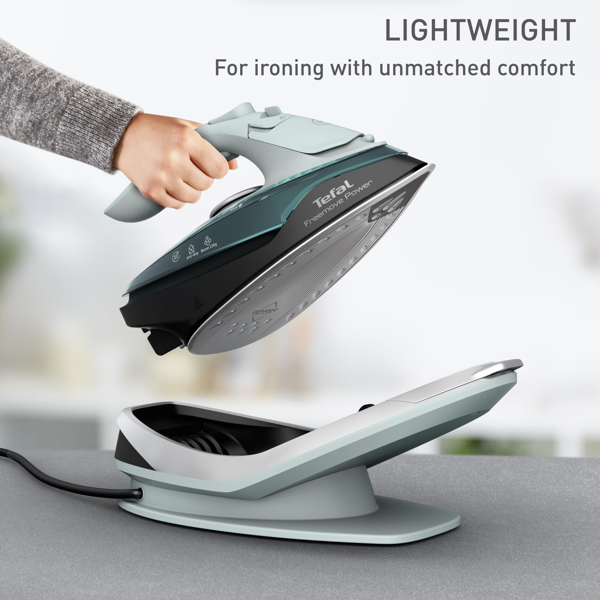 Tefal Freemove Power Cordless Steam Iron - 2600W Power | 220 g/min Boost | 40 g/min Continuous Steam 5