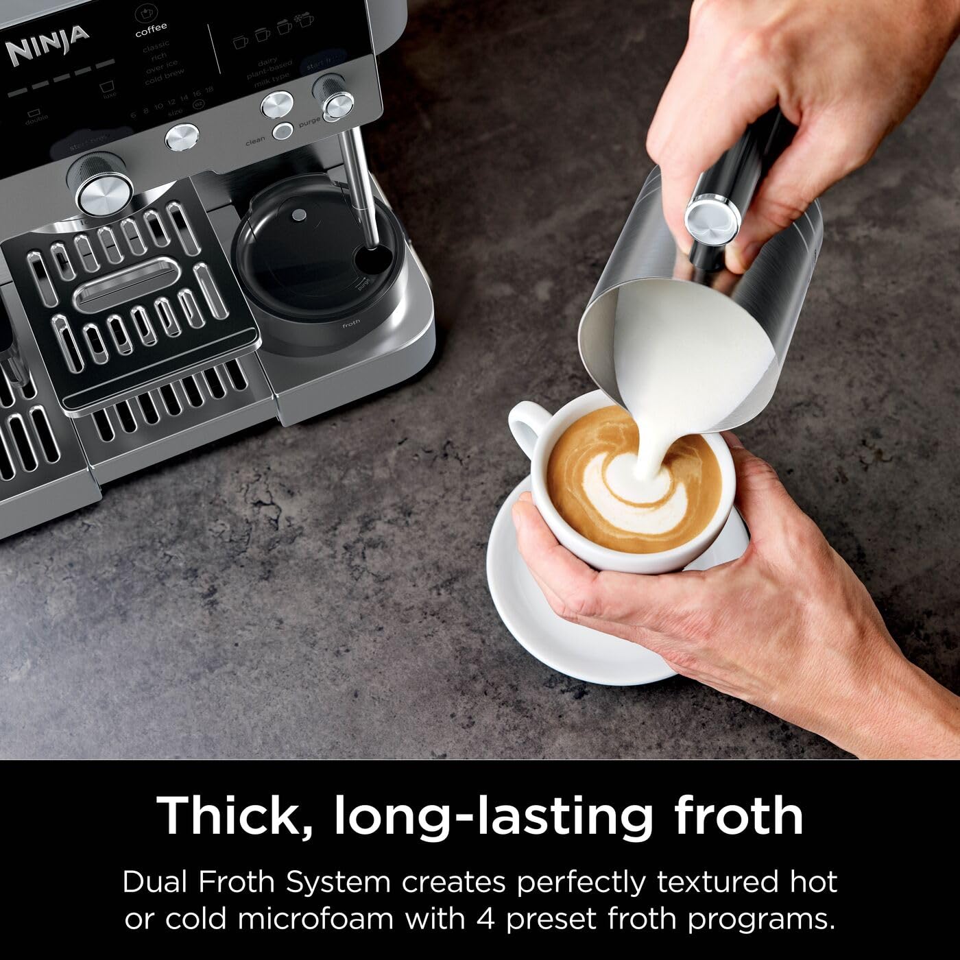 Ninja Luxe Premier 3-in-1 Coffee Machine - Espresso, Cold Brew, Filter | Built-in Grinder 6