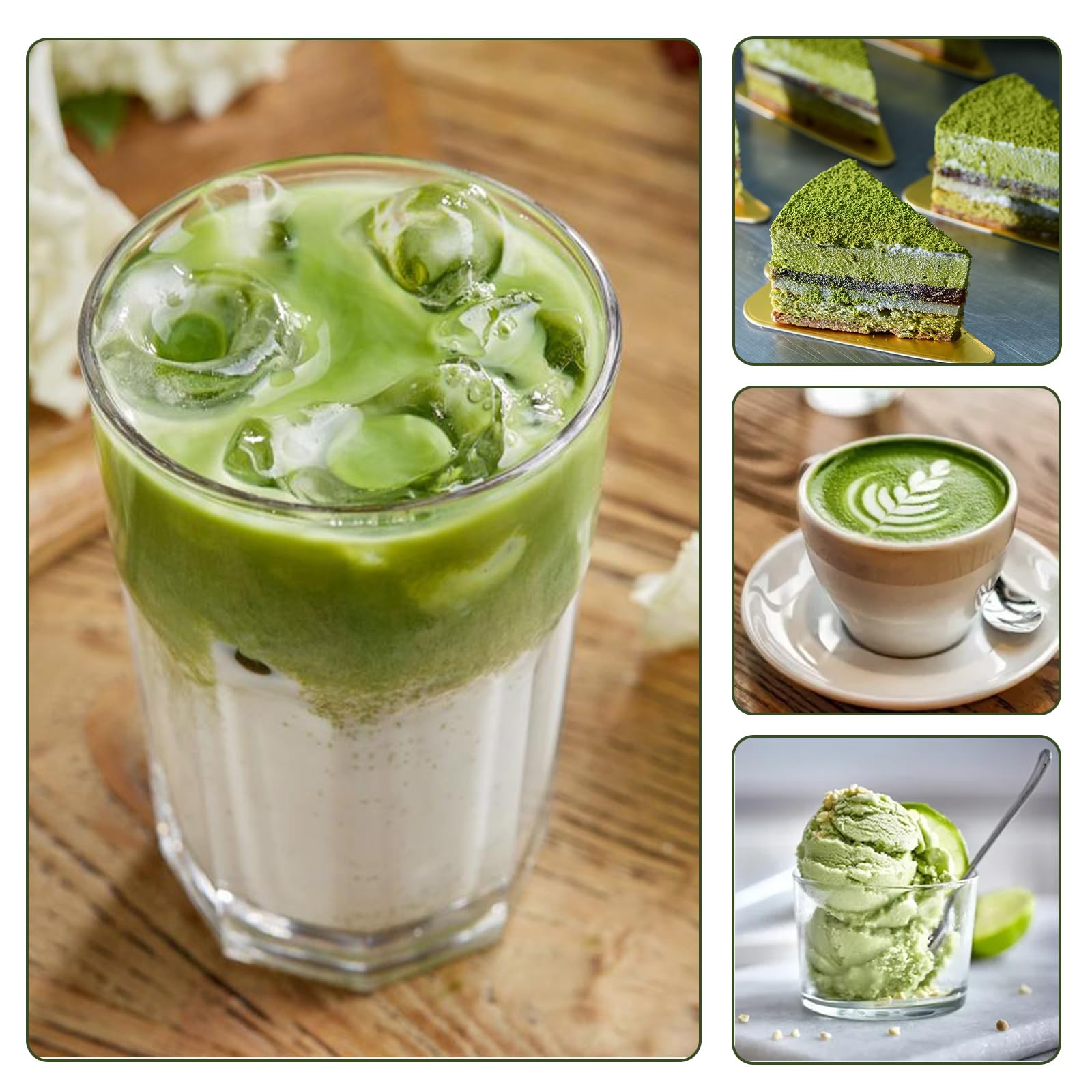 Lafefe Reusable PP Resin Matcha Whisk - Food-Grade, Heat Resistant, Dishwasher Safe | Green 6