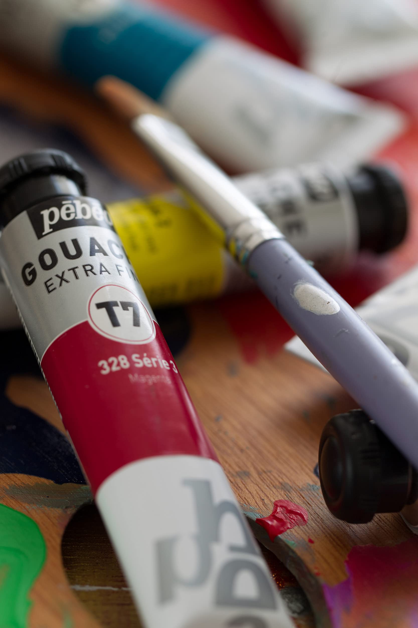 PEBEO Gouache Paint - Extra-Fine T7 Pigment | Titanium White | 20 ml Tube 3