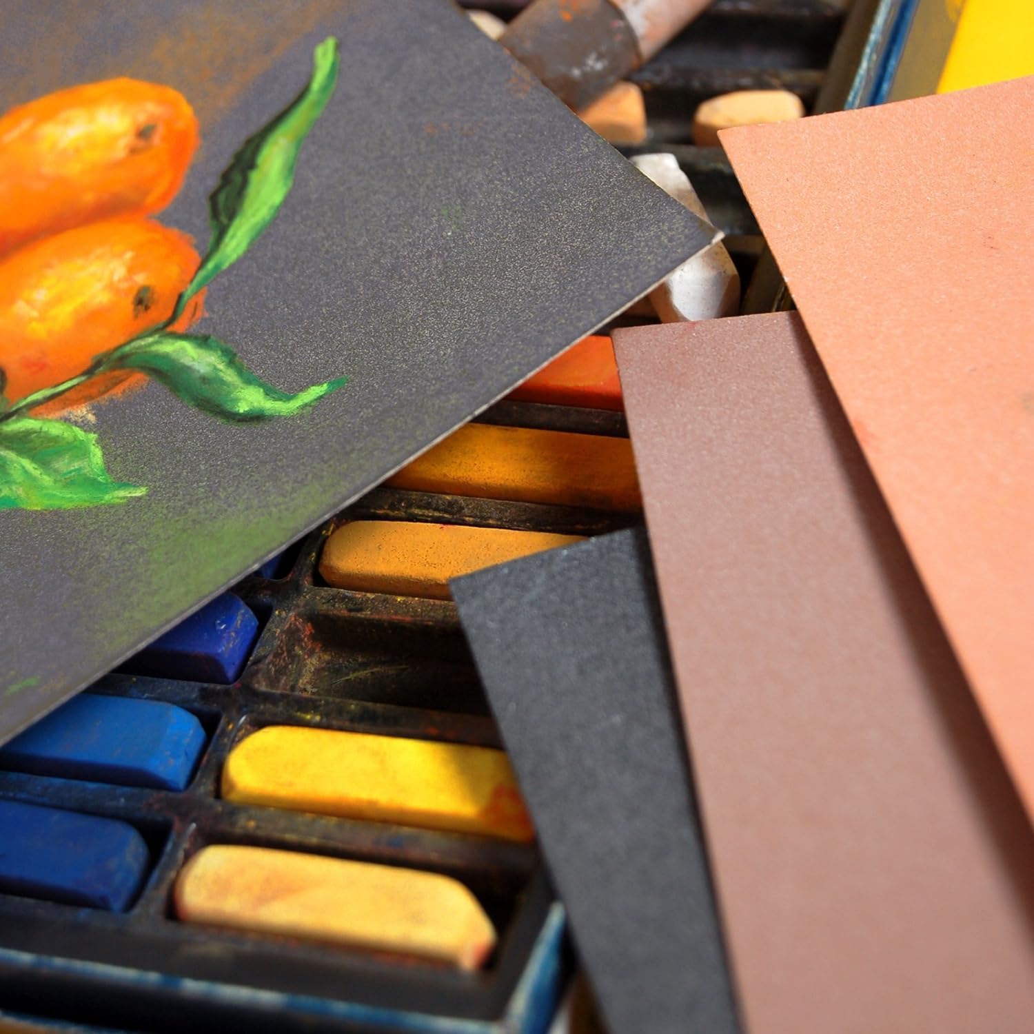 Clairefontaine Pastelmat Paper - 5 Sheets A3 Dark Gray | 360g Acid-Free Card Stock 3