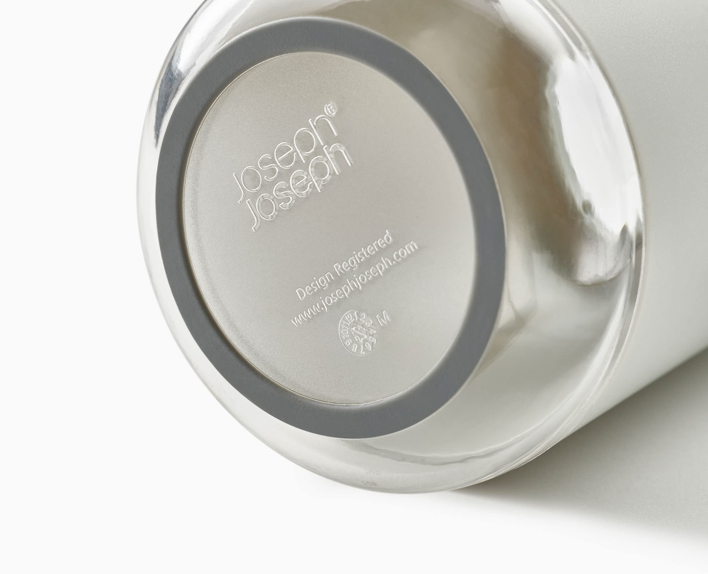 Joseph Joseph Presto Hygienic Soap Pump Dispenser - Refillable | Stone/Sage | Stainless Steel 5